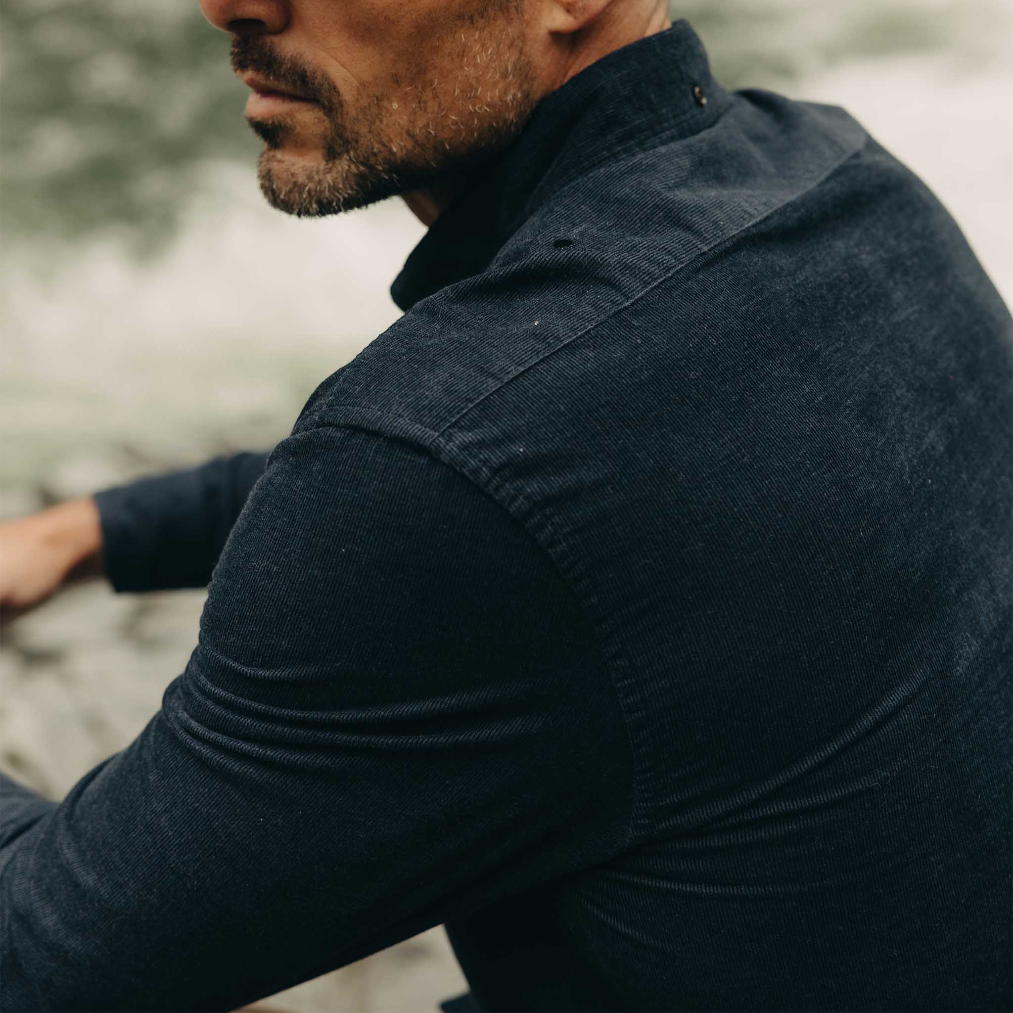 The Jack in Heather Marine Pincord - Image 3