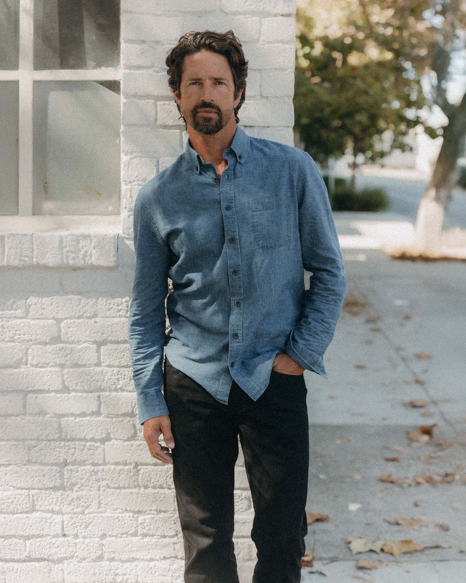 The Jack in Indigo Check Linen - Image 3