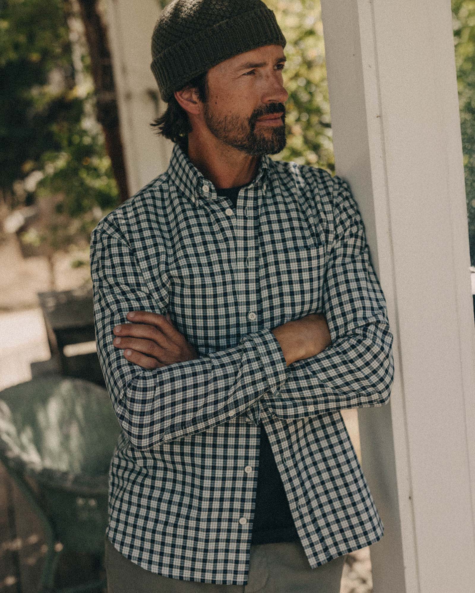 The Jack in Indigo Micro Check Oxford - Image 2
