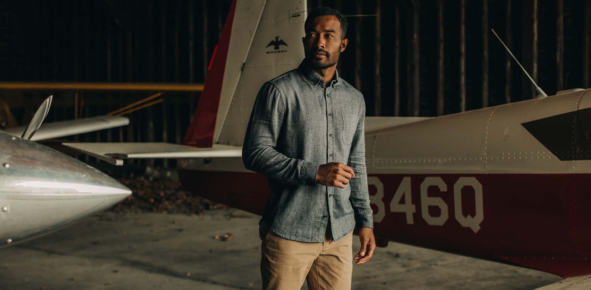 The Jack in Navy Herringbone - Image 8
