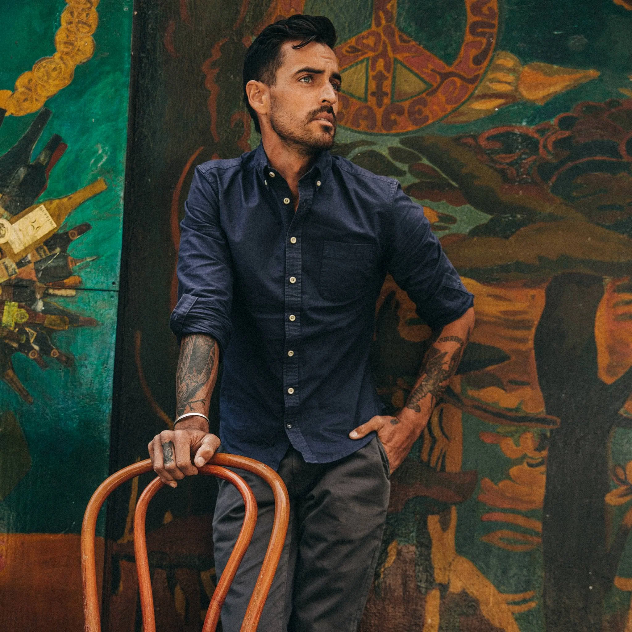 The Jack in Navy Oxford - Image 2