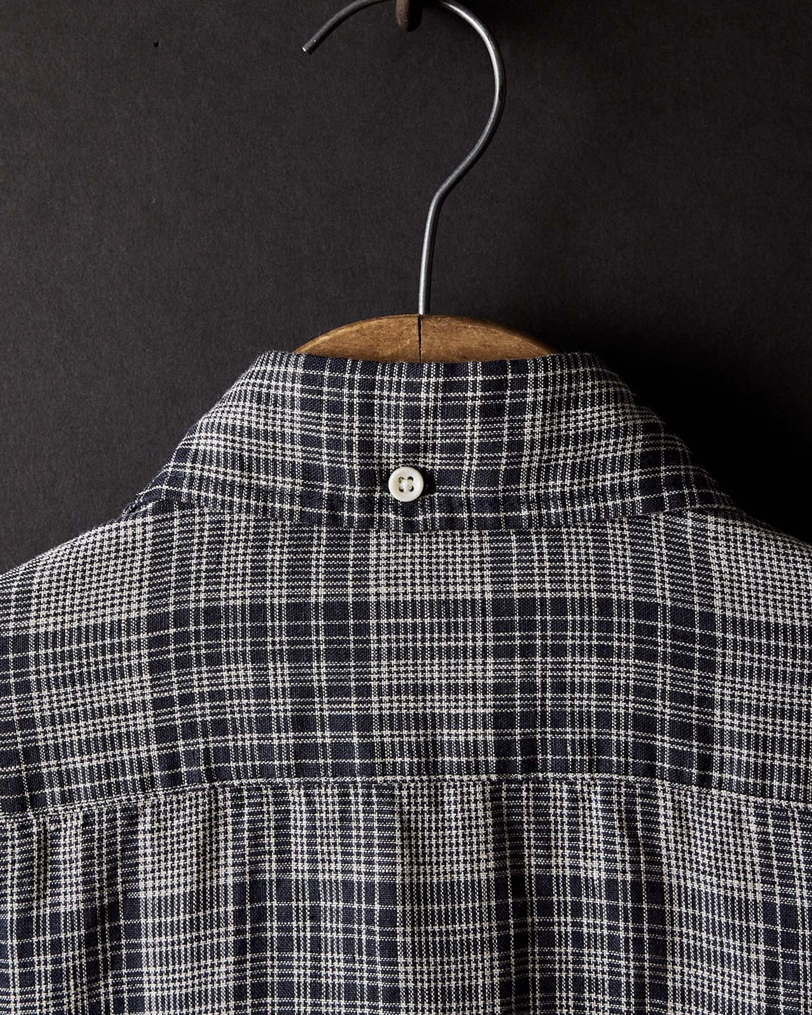 The Jack in Navy Plaid Linen - Image 8