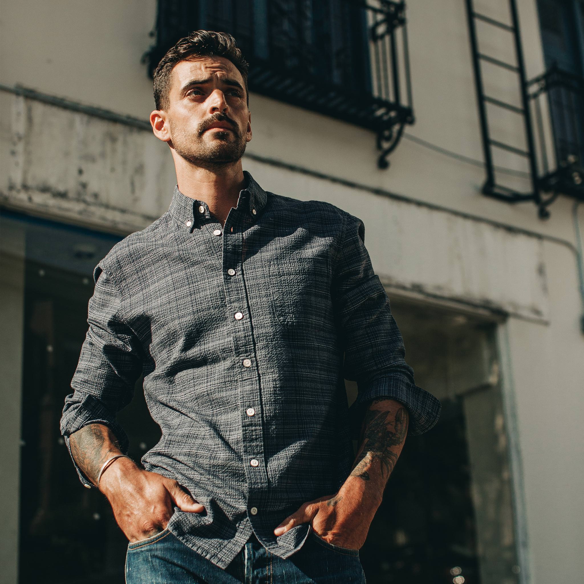The Jack in Navy Slub - Image 2