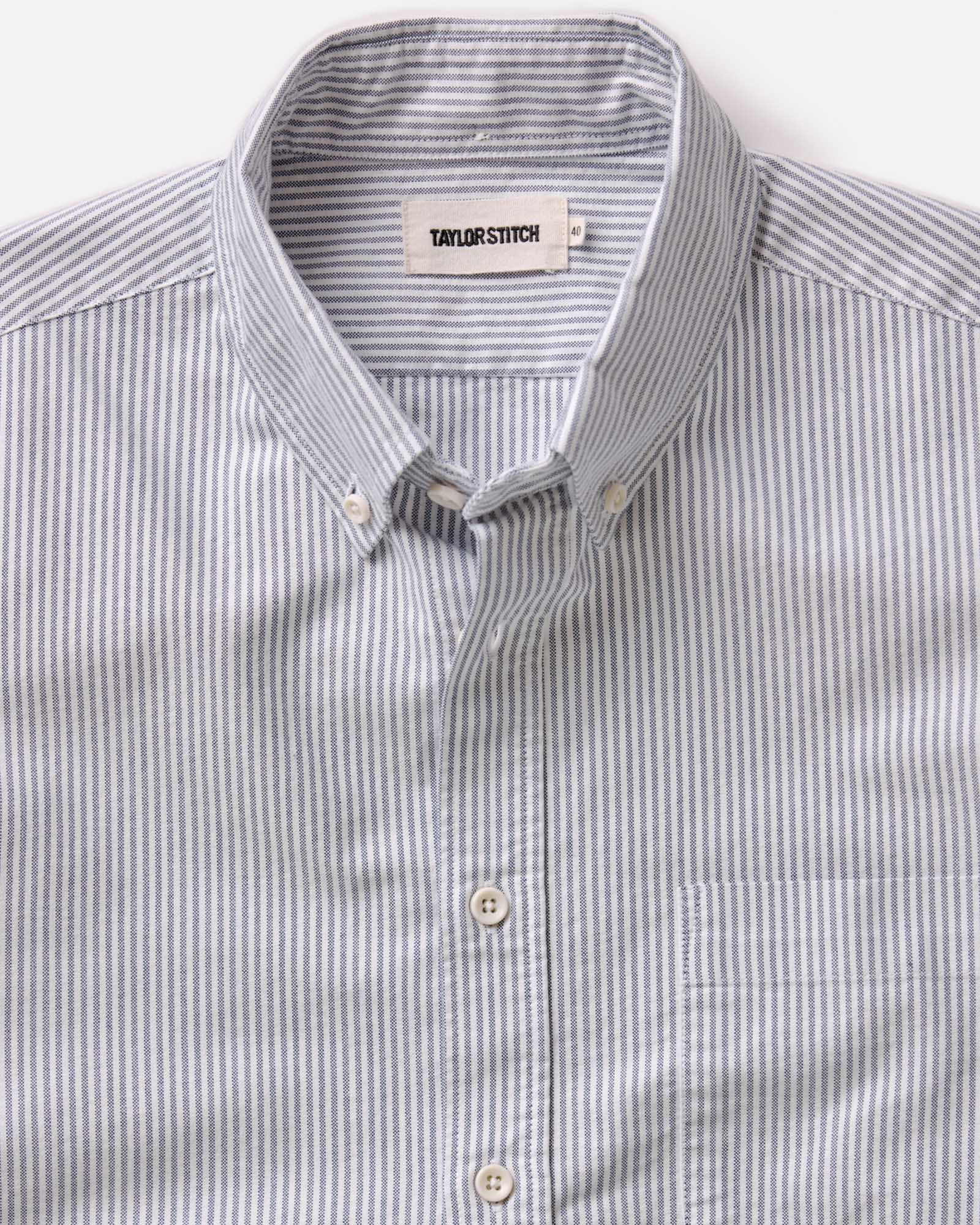 The Jack in Navy University Stripe Everyday Oxford - Image 5