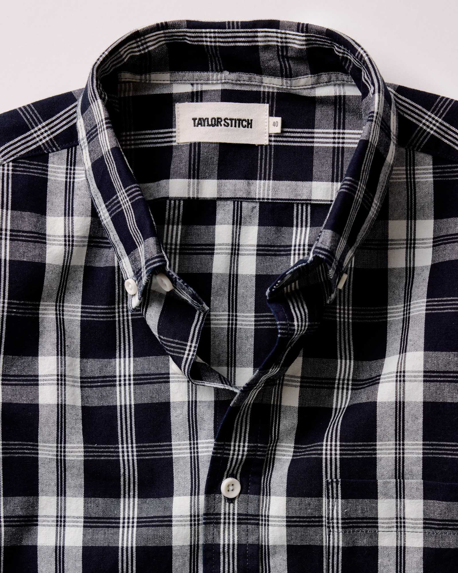 The Jack in Rinsed Indigo Plaid Oxford - Image 6
