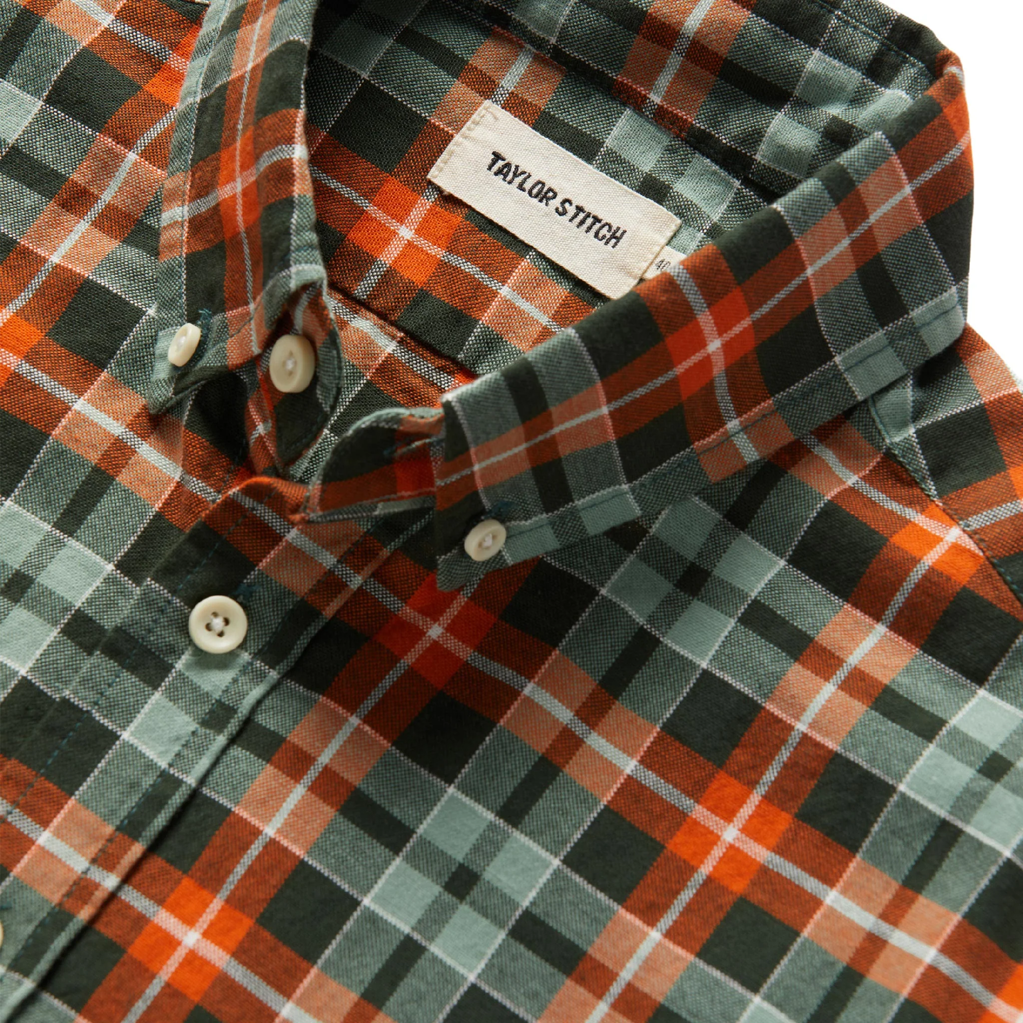 The Jack in Rust Plaid Oxford - Image 6