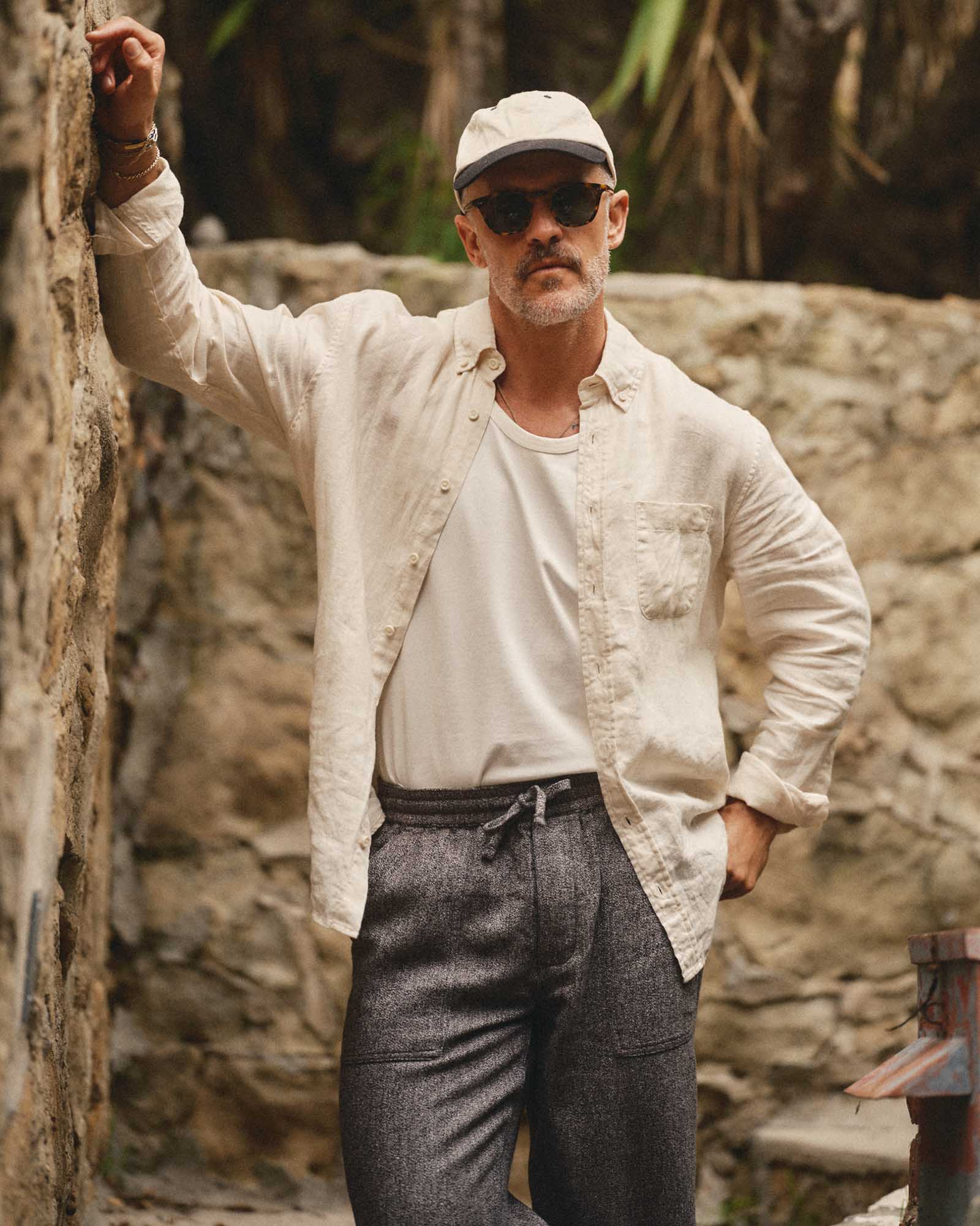The Jack in Vintage White Linen - Image 2
