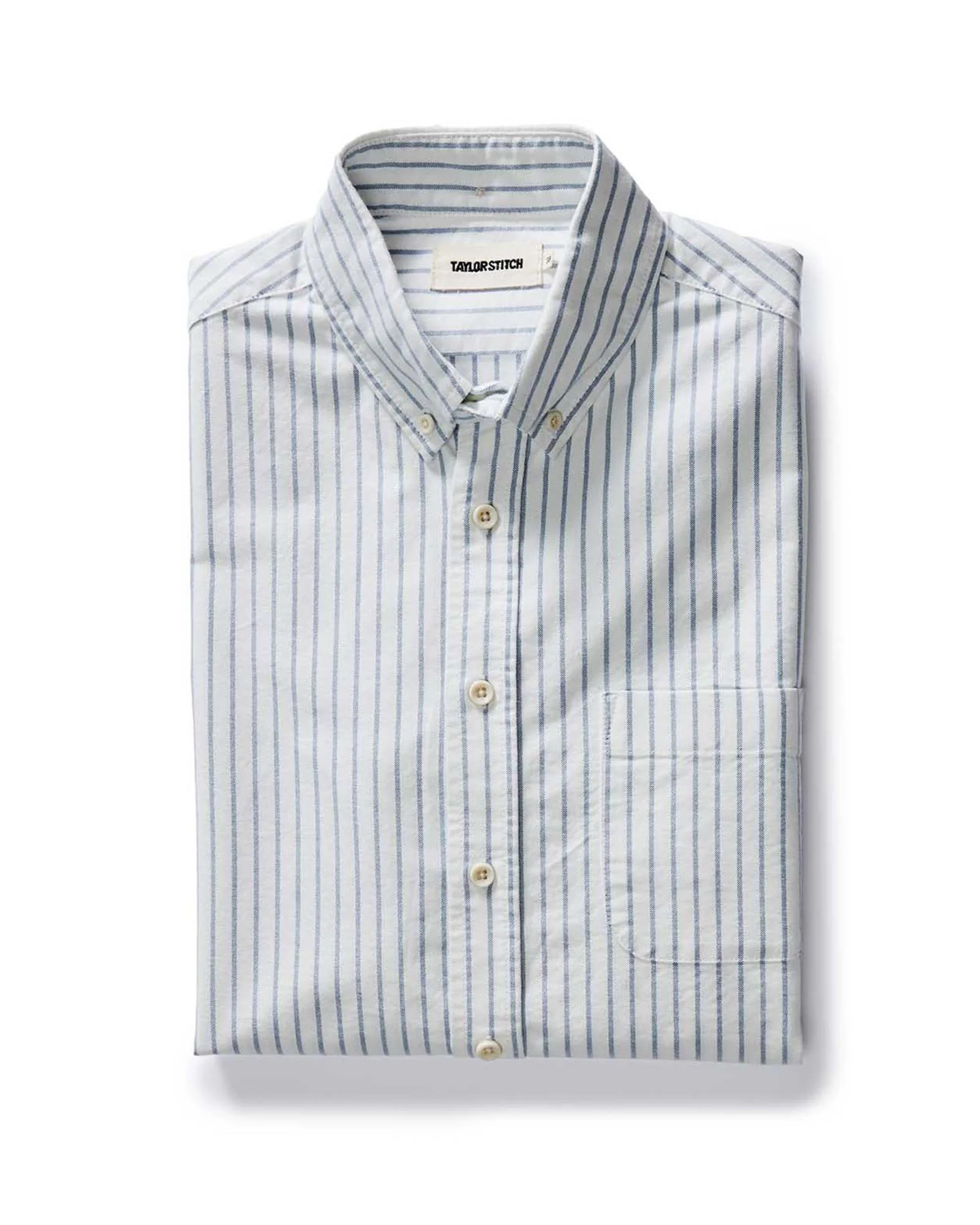 The Jack in White Stripe Oxford
