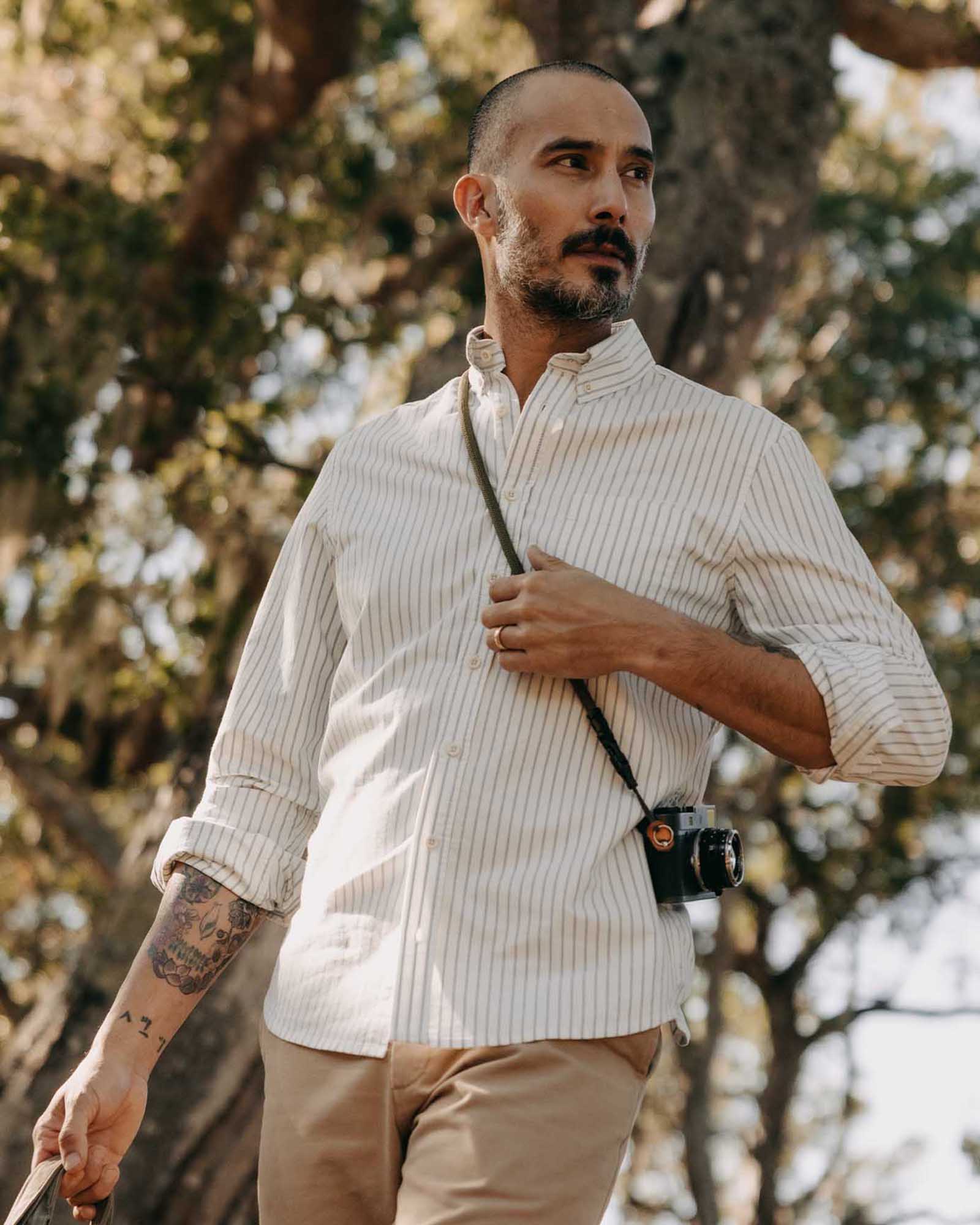 The Jack in White Stripe Oxford - Image 2