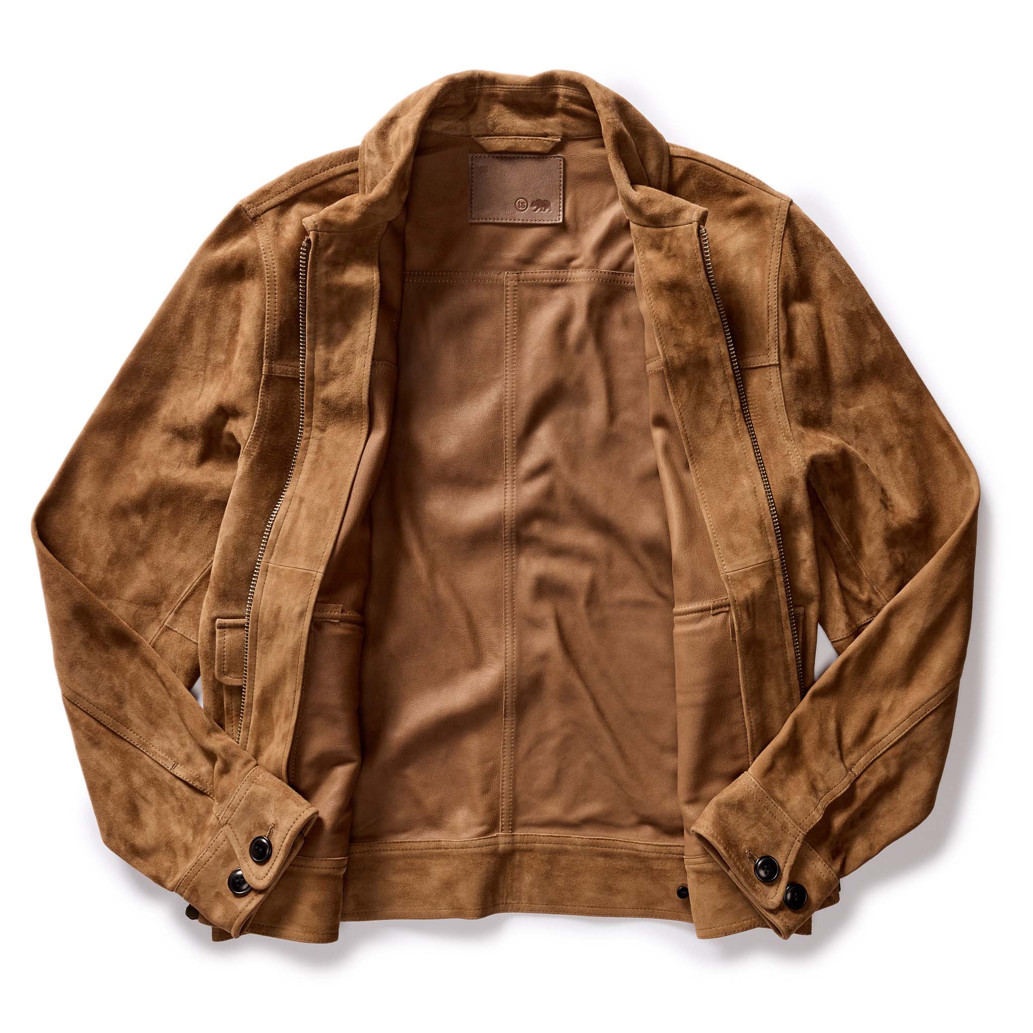 The James Jacket in Vintage Tan Suede - Image 5