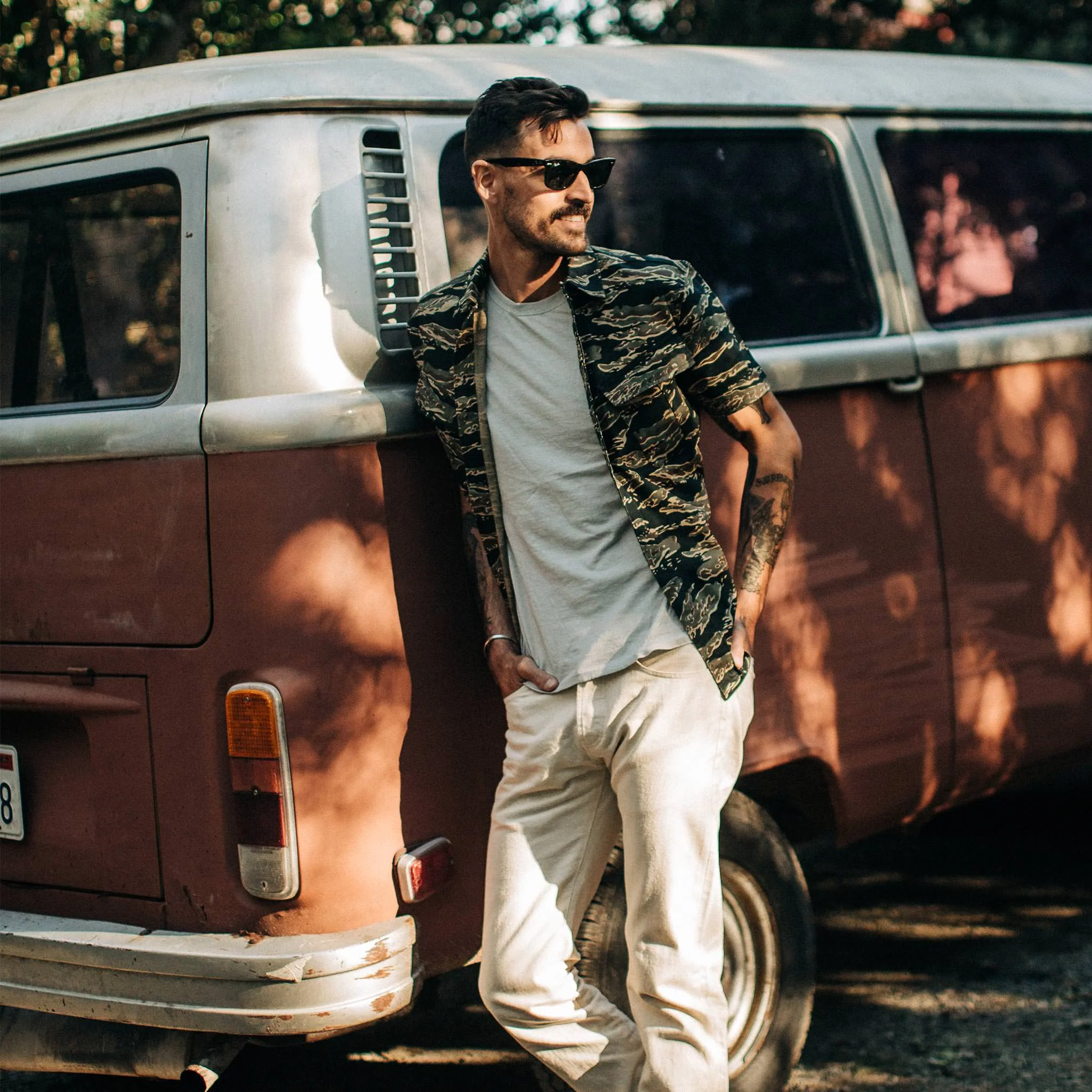 The Jungle Shirt in Tiger Camo - Image 2
