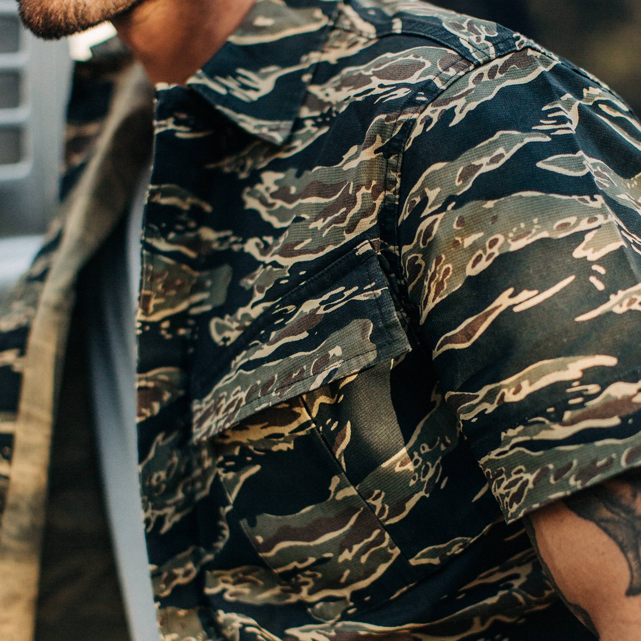 The Jungle Shirt in Tiger Camo - Image 4