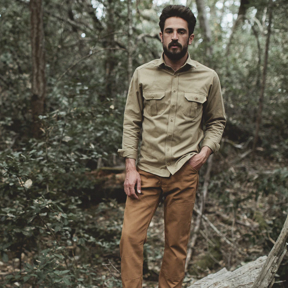Khaki Twill Highlands Shirt - Image 2