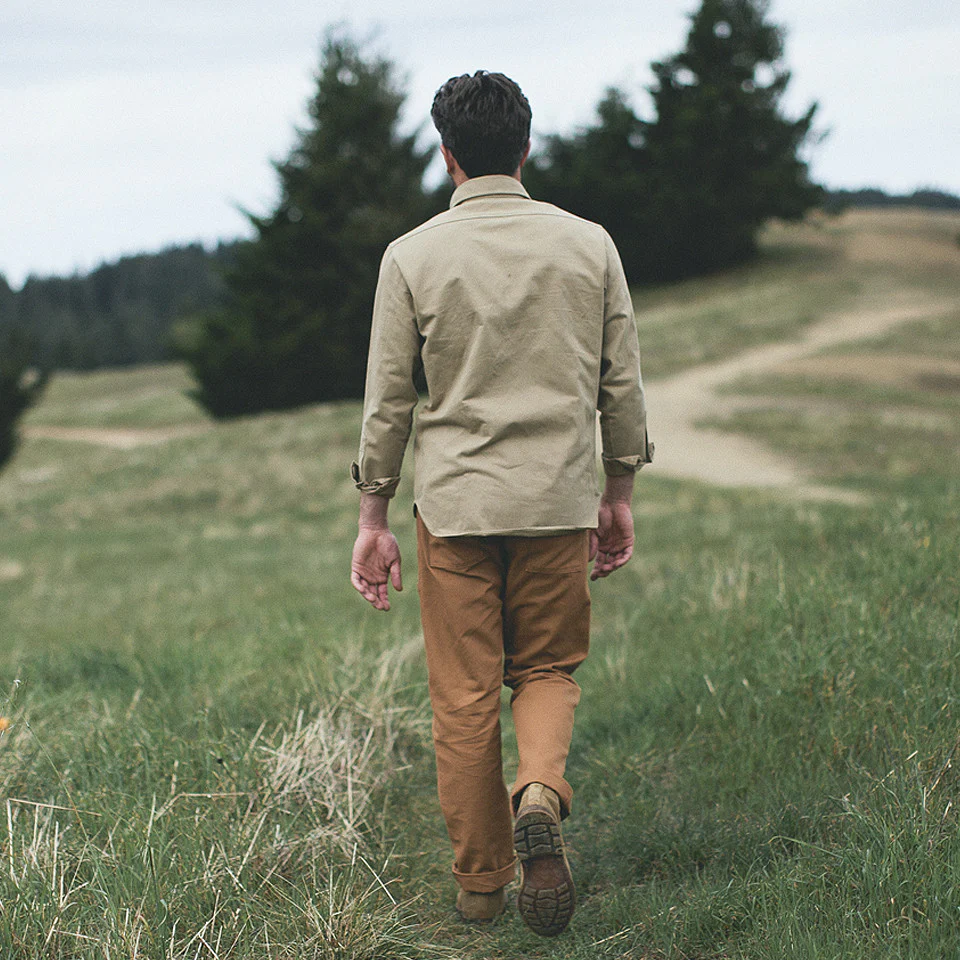 Khaki Twill Highlands Shirt - Image 4
