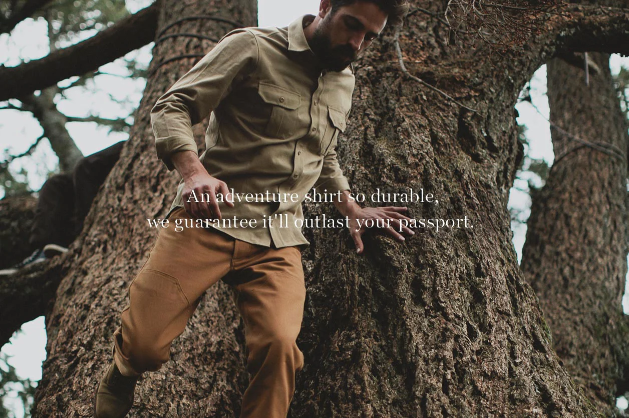 Khaki Twill Highlands Shirt - Image 8