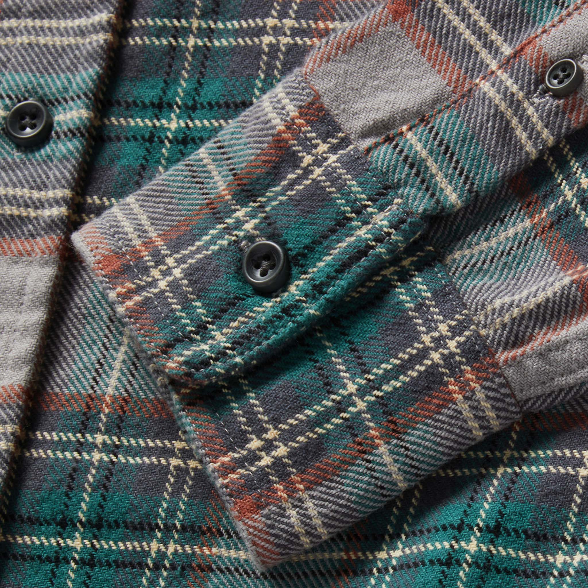The Ledge Shirt in Coastline Plaid - Image 6