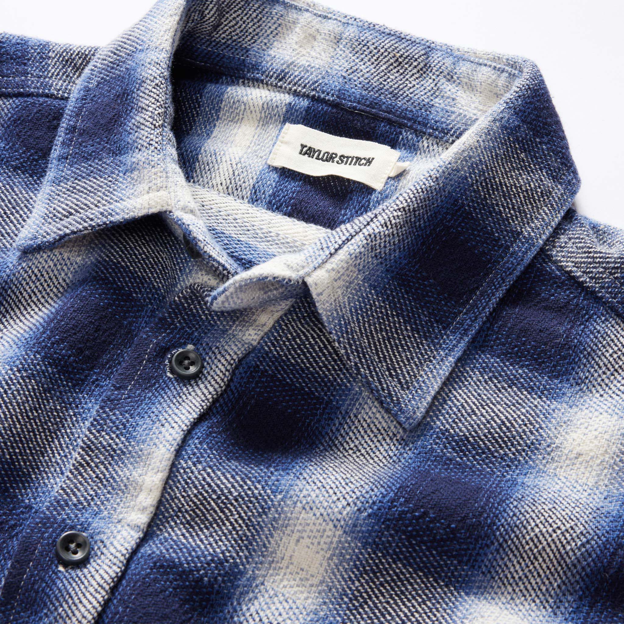 The Ledge Shirt in Blue Sky Plaid - Image 6