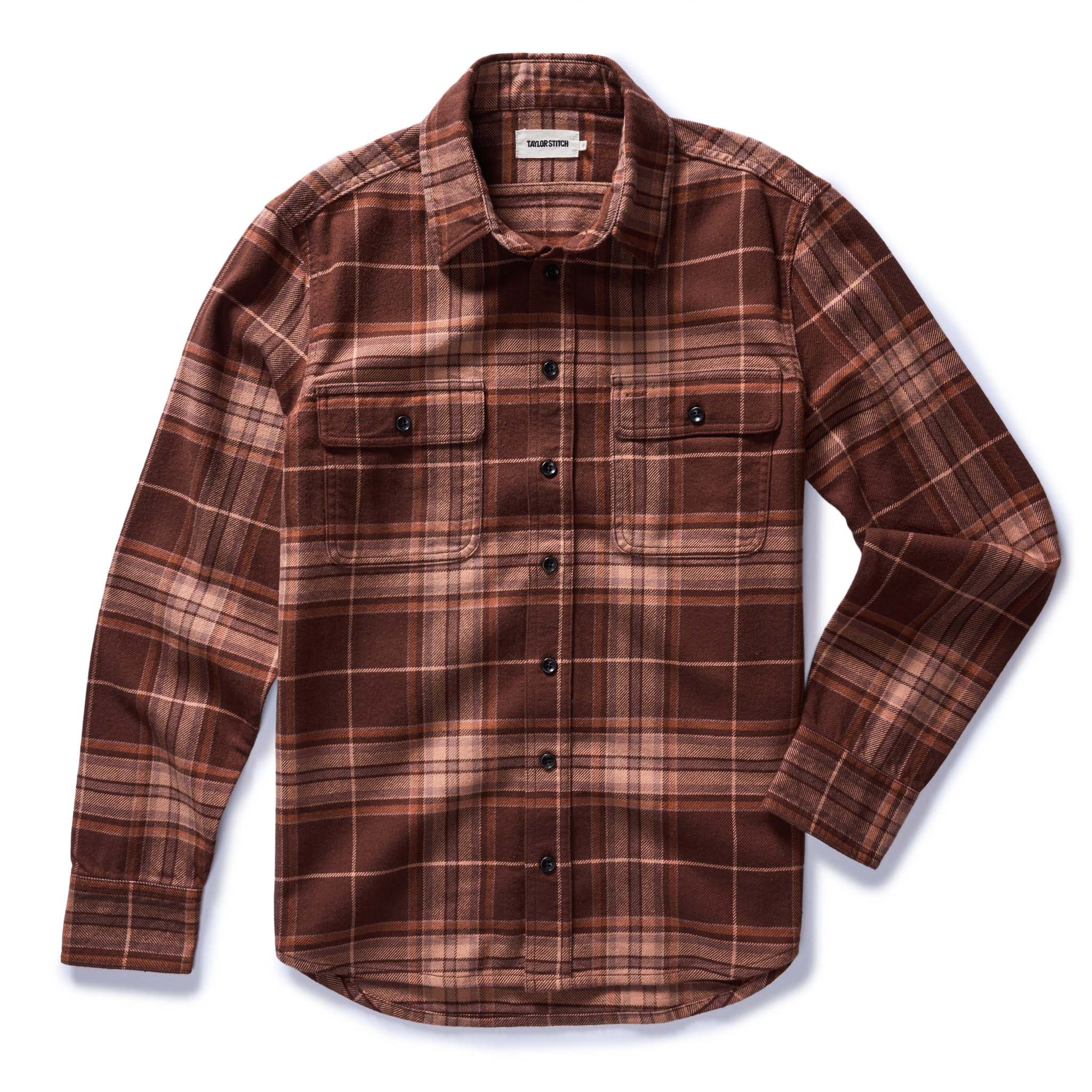 The Ledge Shirt in Chestnut Plaid - Image 5