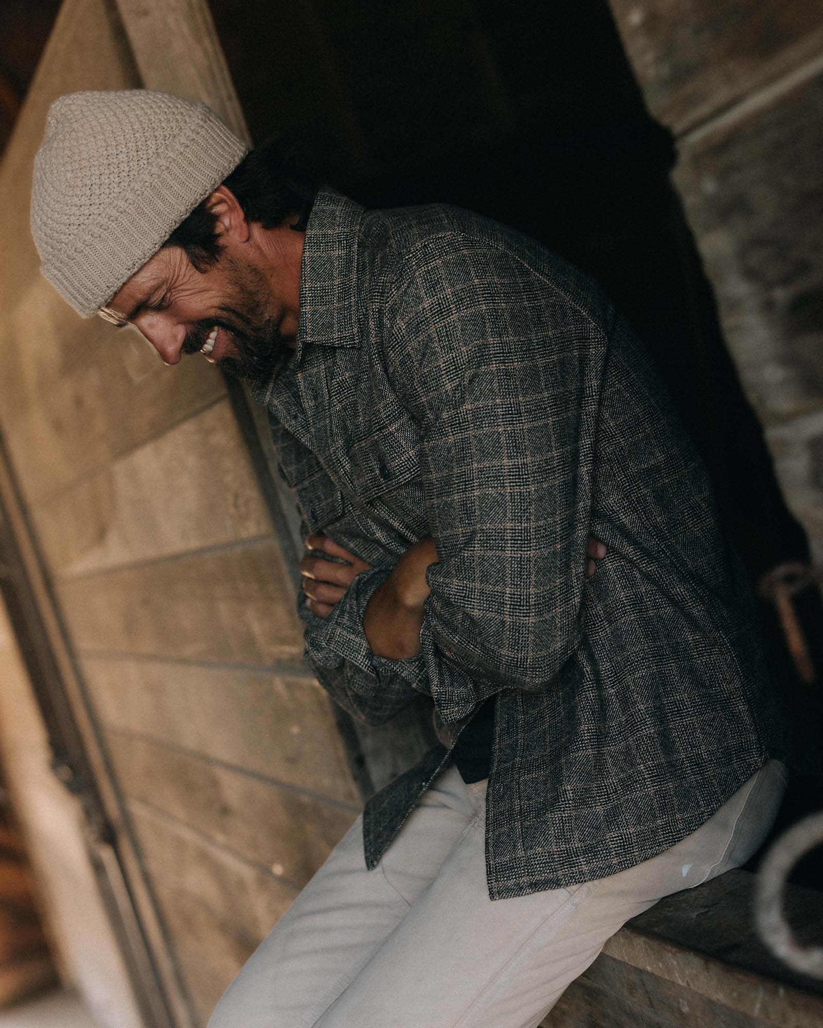 The Ledge Shirt in Coal Plaid - Image 4