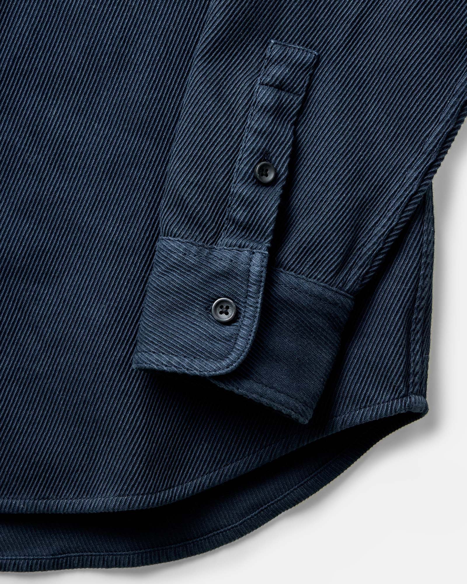 The Ledge Shirt in Dark Navy Twill - Image 7