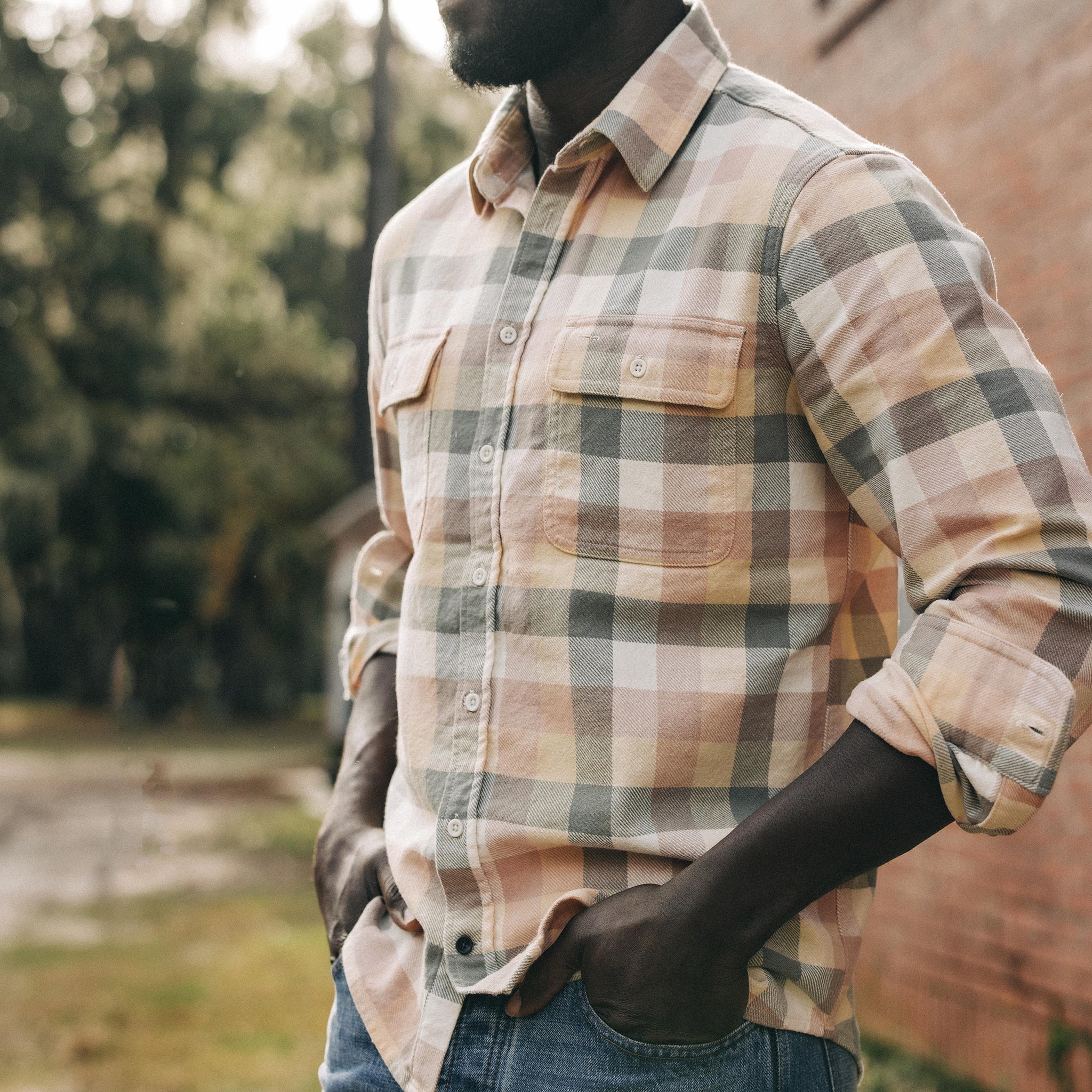 The Ledge Shirt in Dawn Check - Image 4