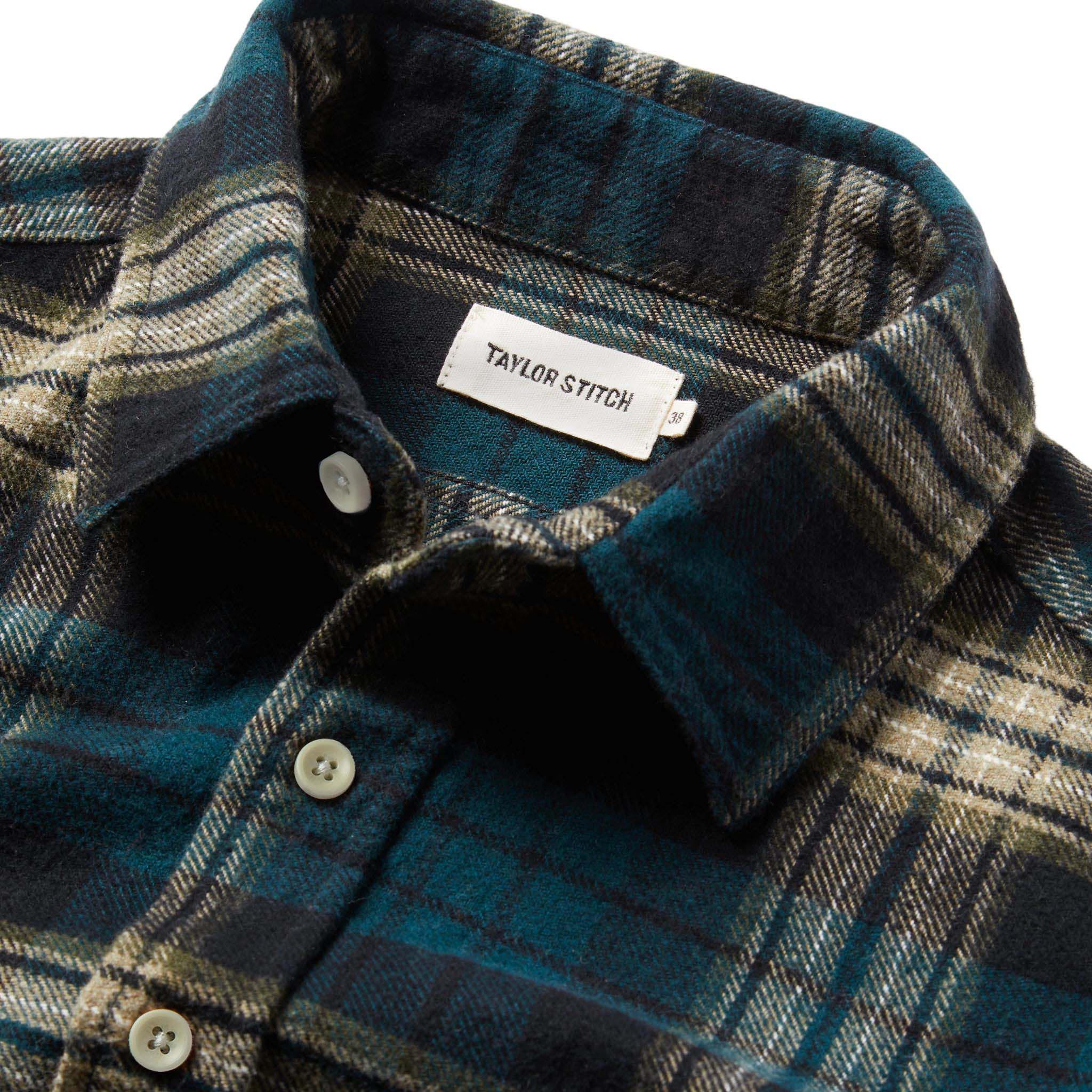 The Ledge Shirt in Deep Sea Plaid - Image 6