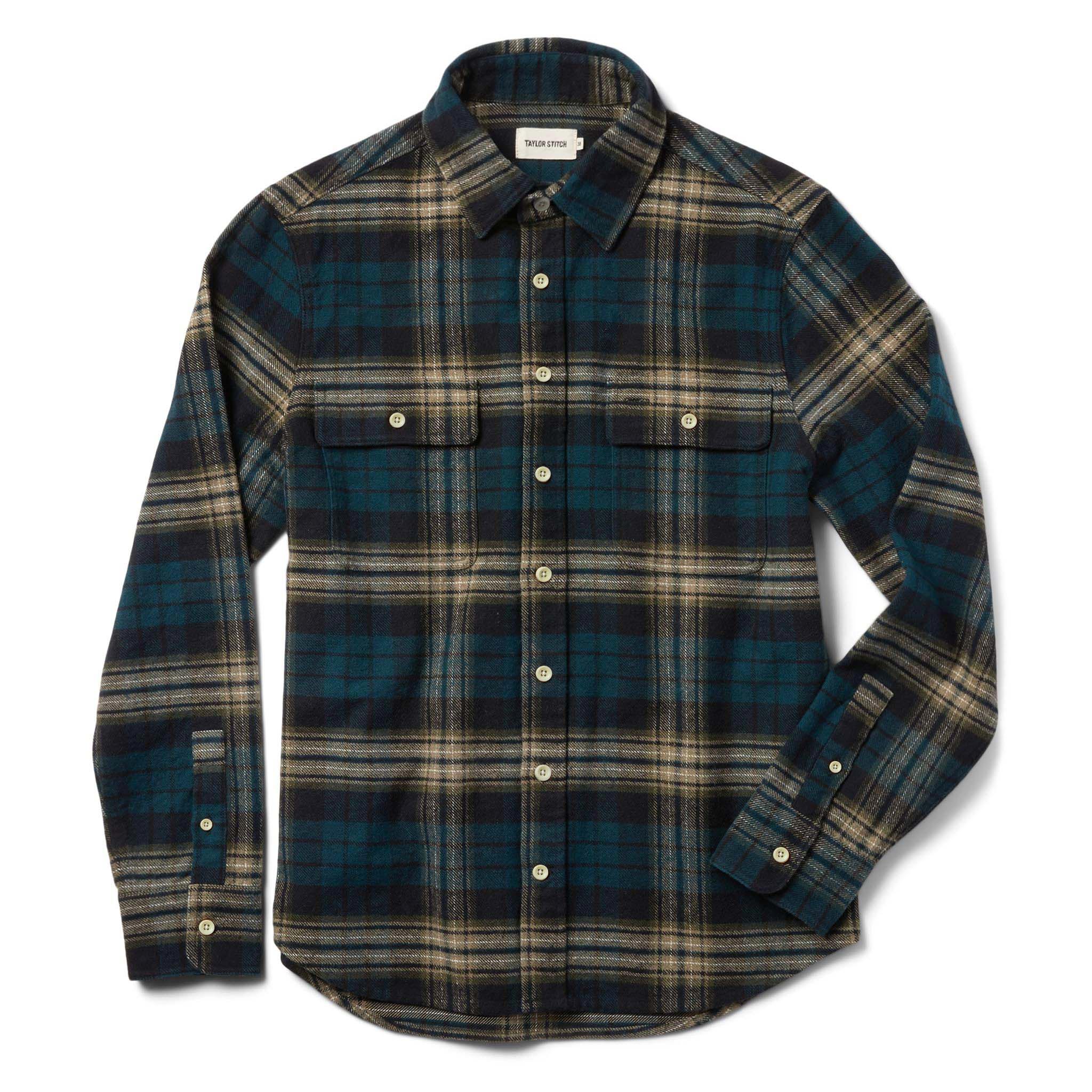 The Ledge Shirt in Deep Sea Plaid - Image 9