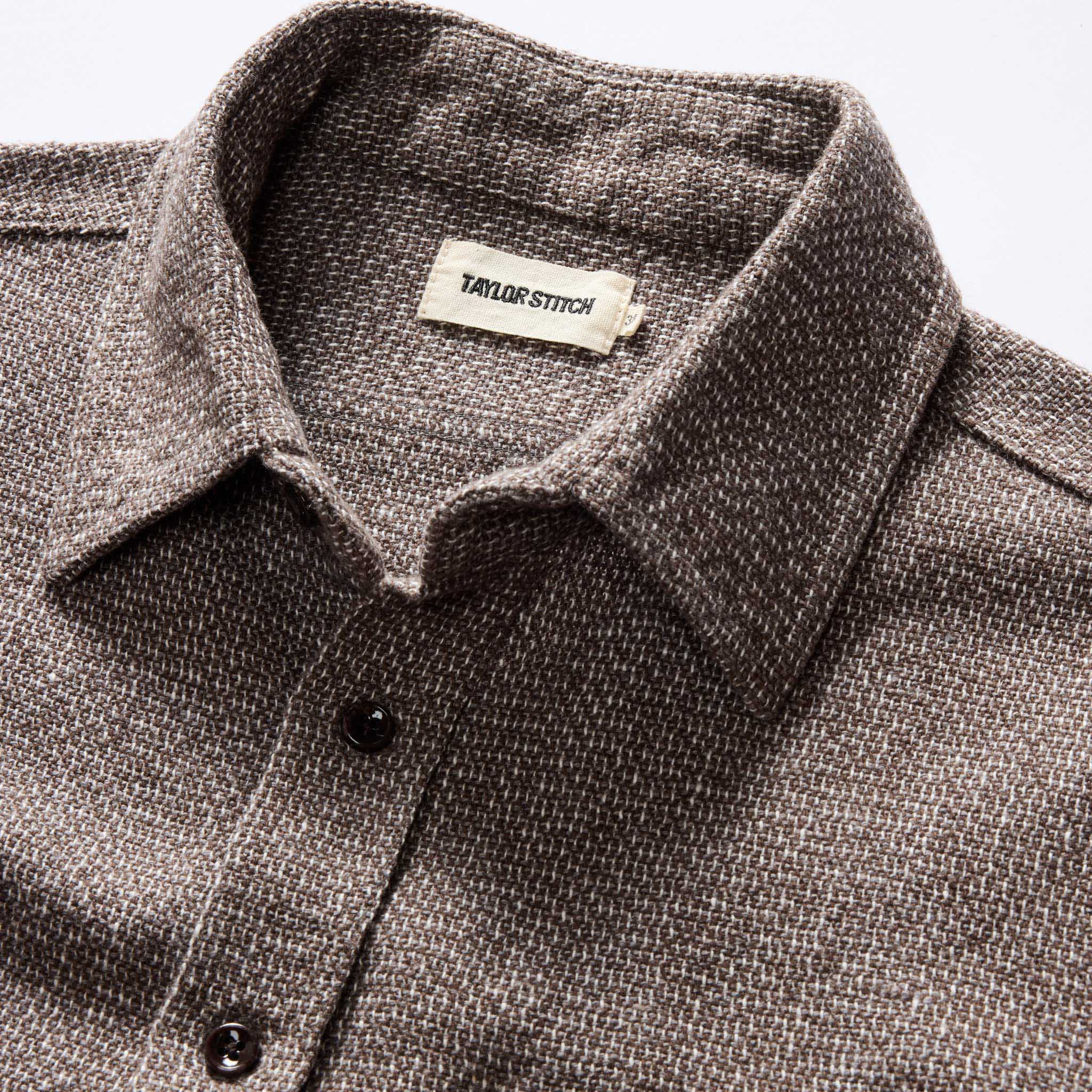The Ledge Shirt in Granite Linen Tweed - Image 8