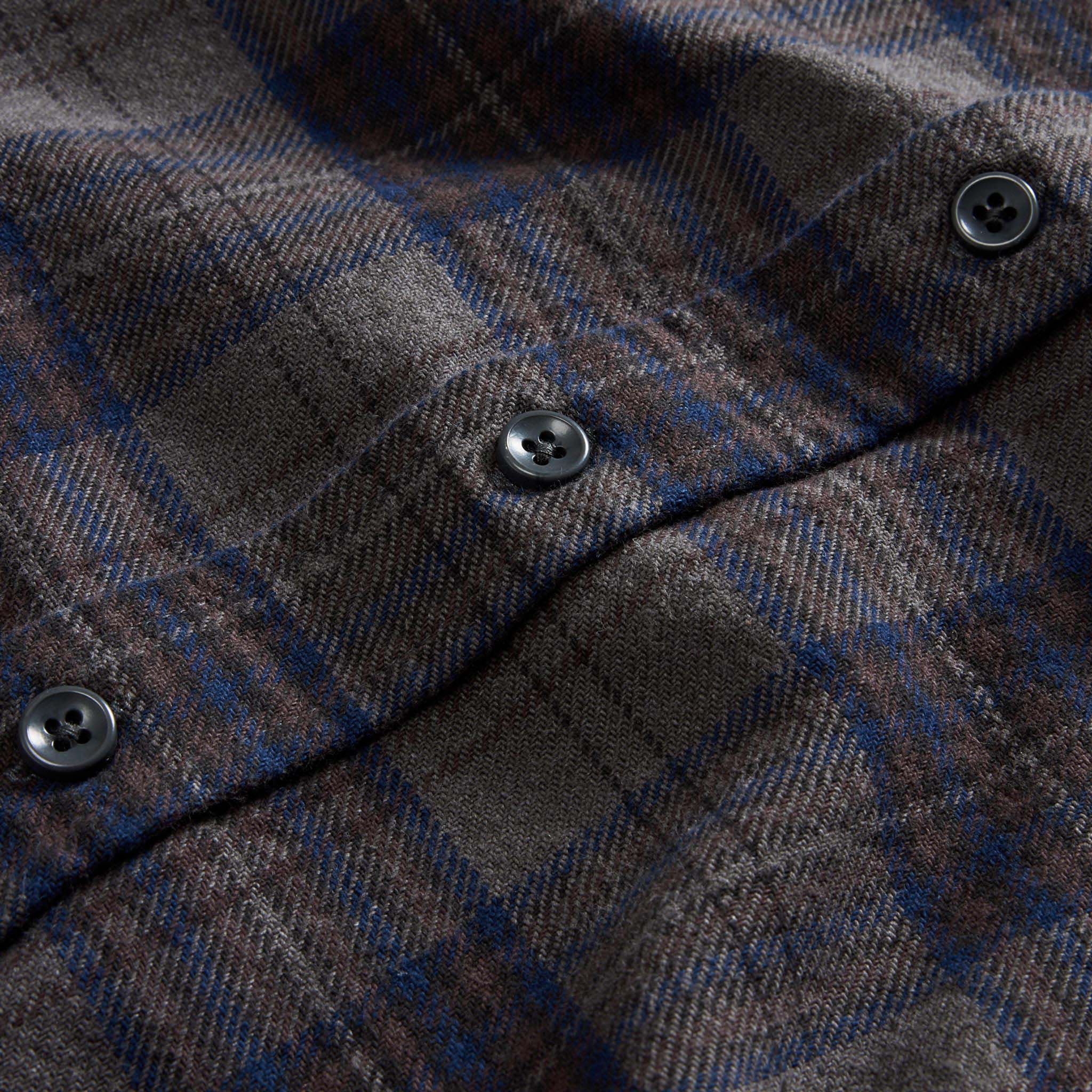 The Ledge Shirt in Heather Granite Plaid - Image 8