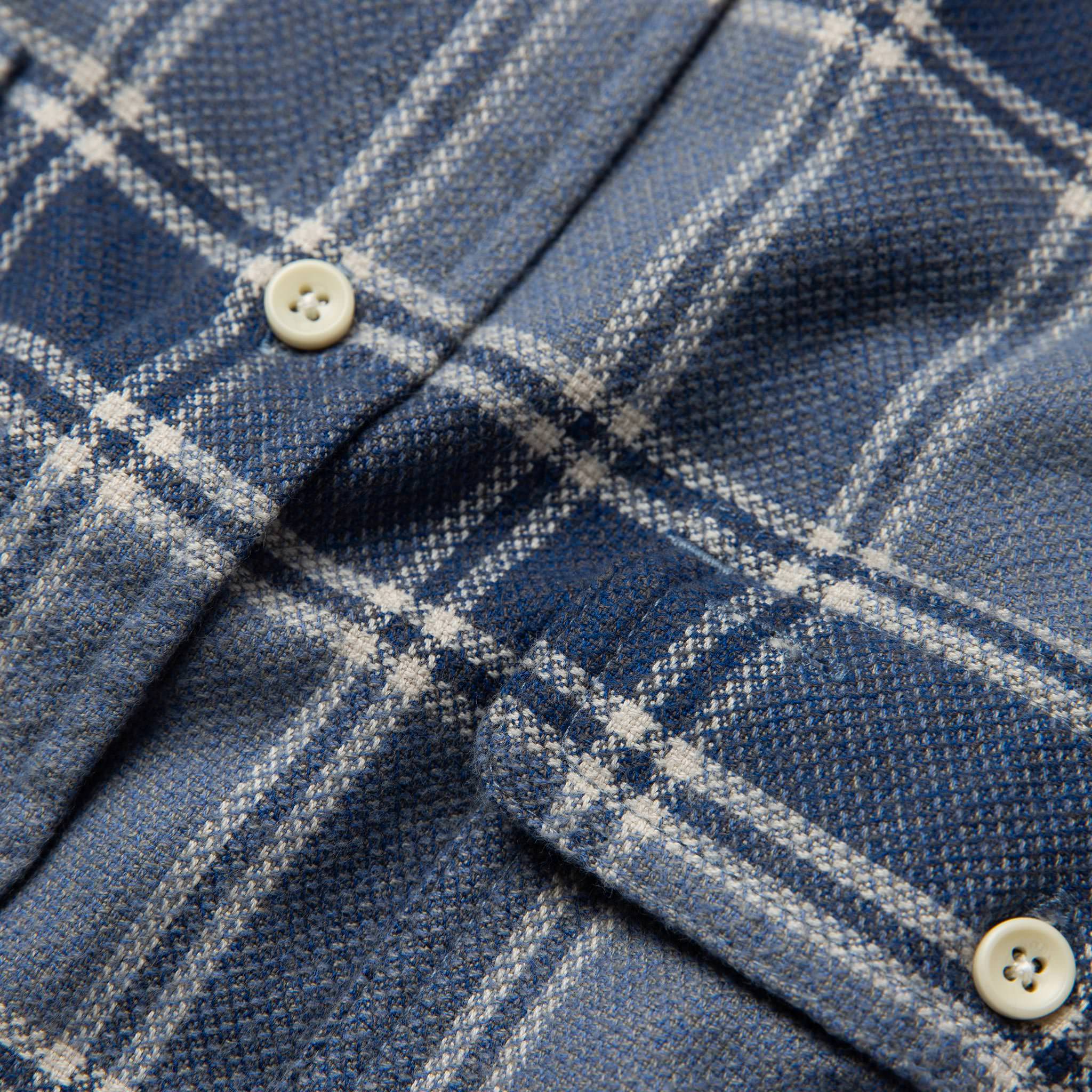 The Ledge Shirt in Navy Plaid - Image 7