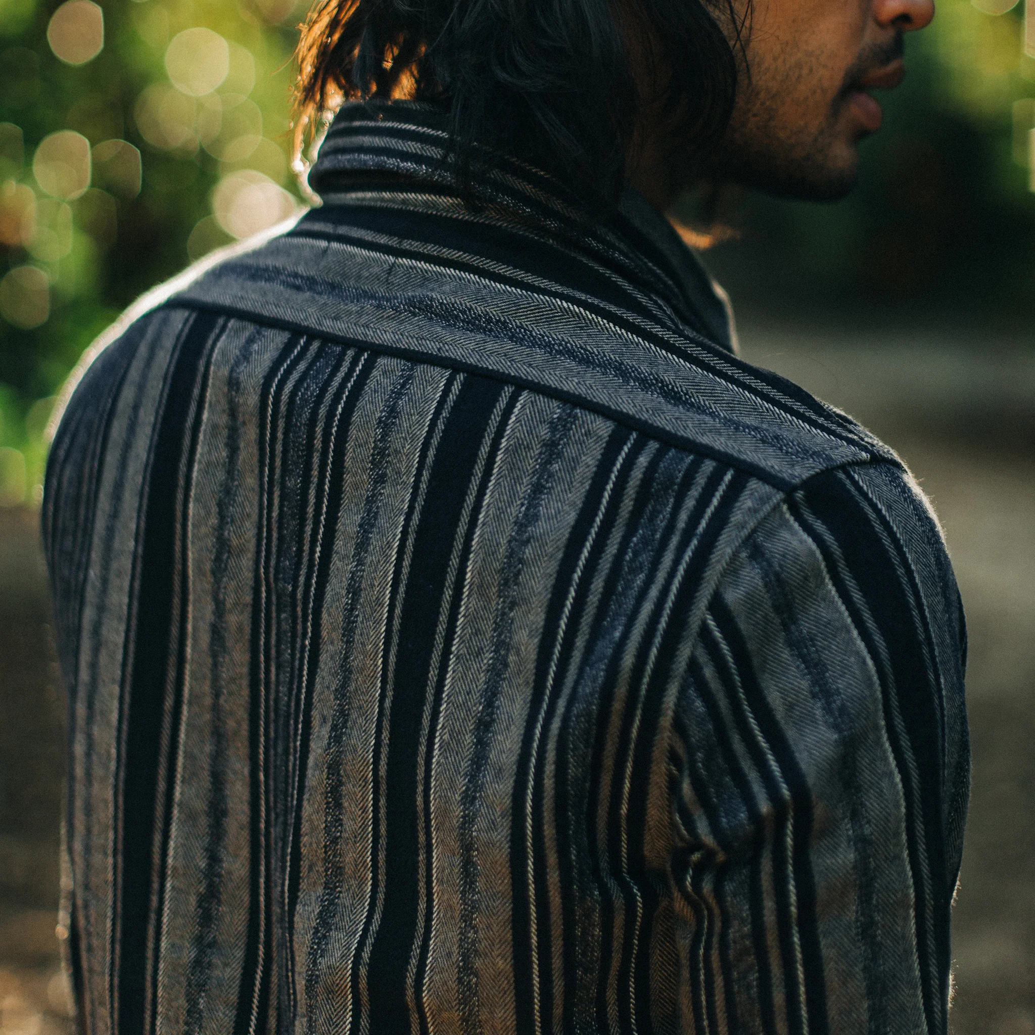 The Ledge Shirt in Ocean Stripe - Image 4