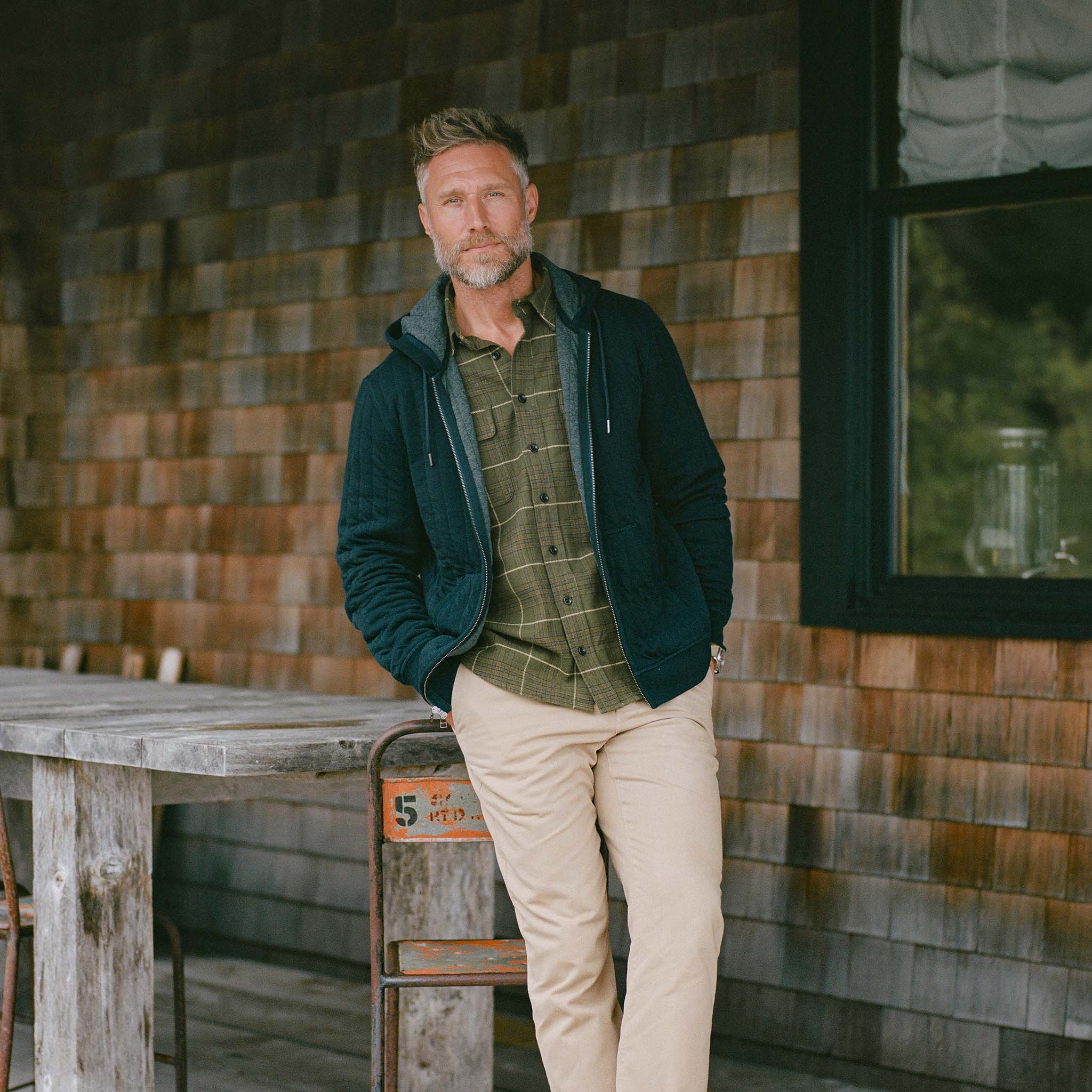 The Ledge Shirt in Olive Plaid - Image 3
