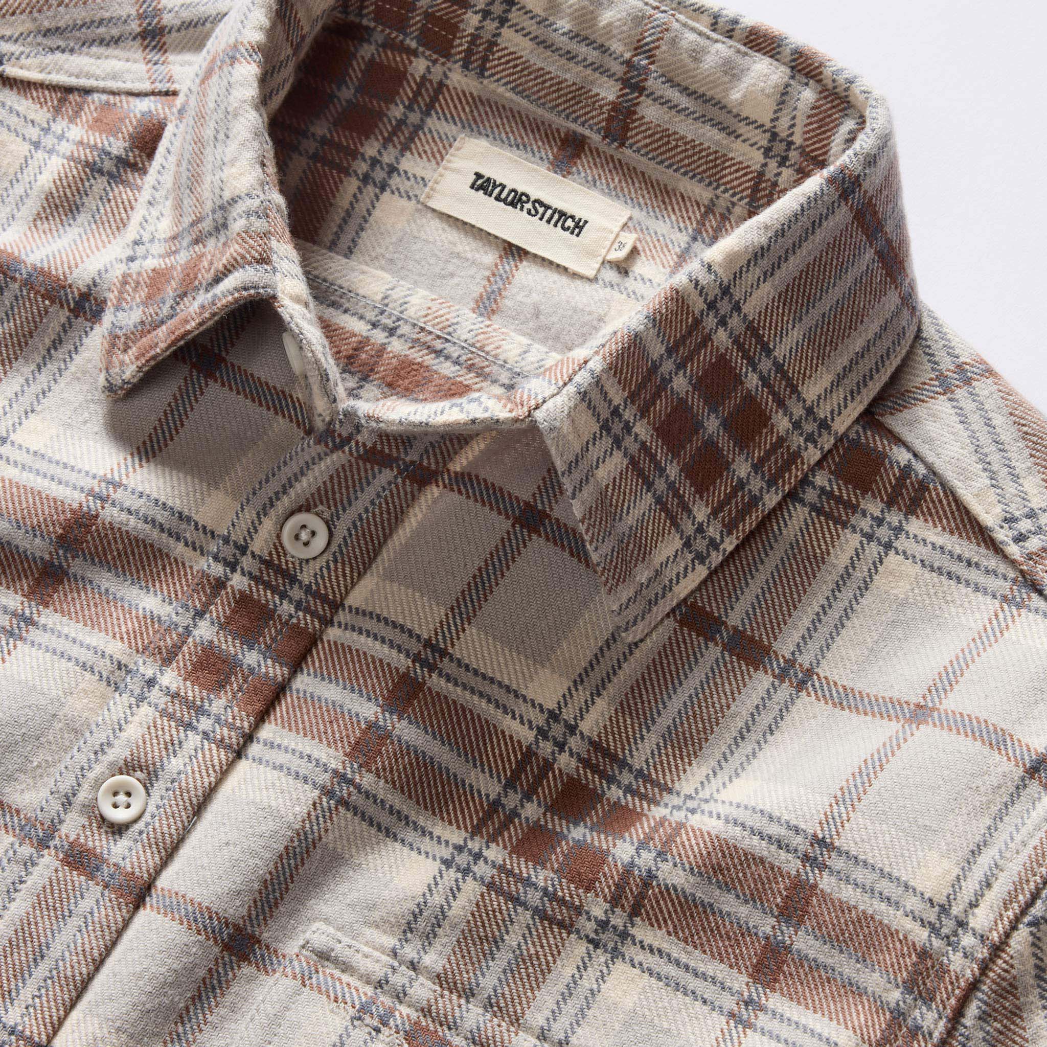 The Ledge Shirt in Redwood Plaid - Image 6