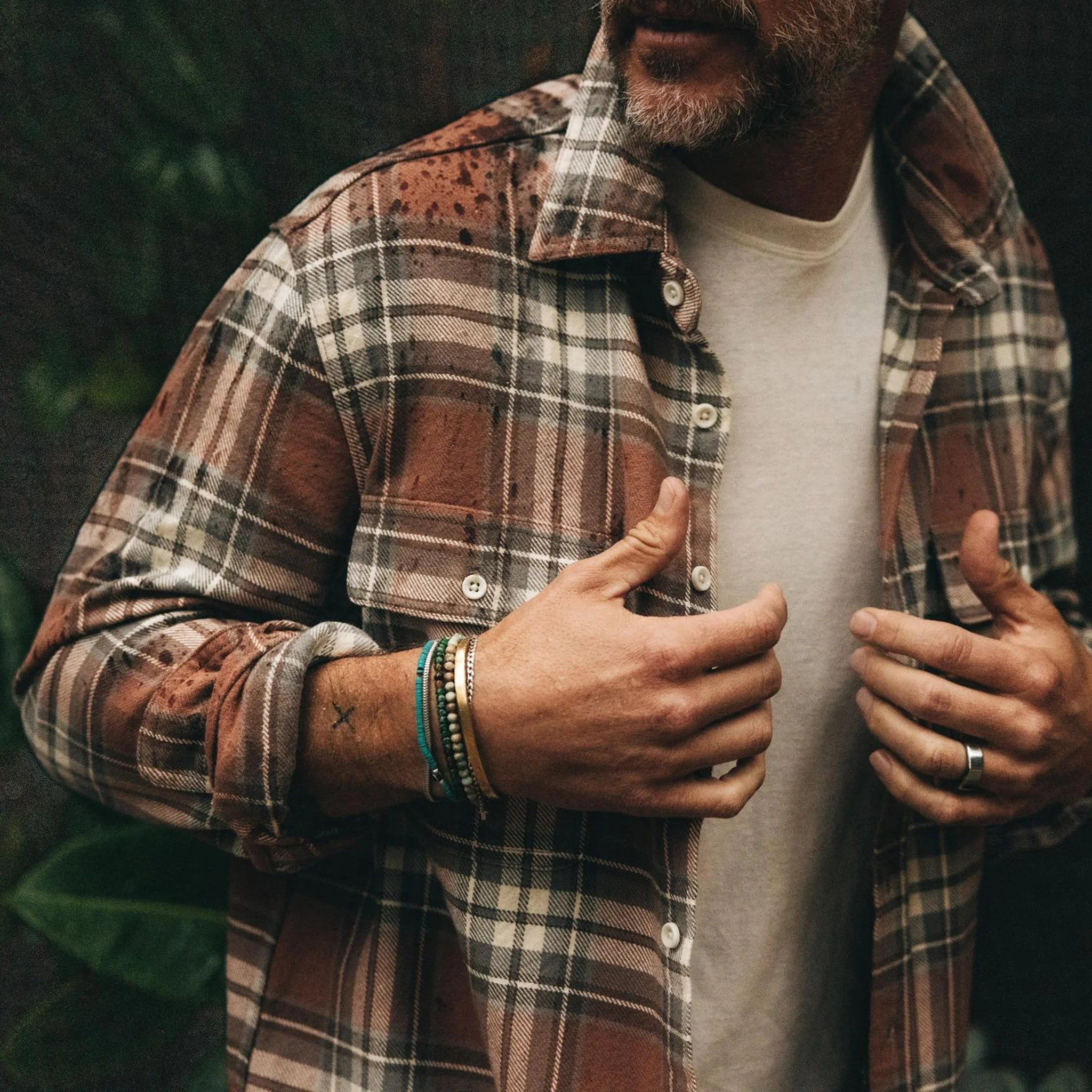 The Ledge Shirt in Sun Baked Brick Plaid - Image 3