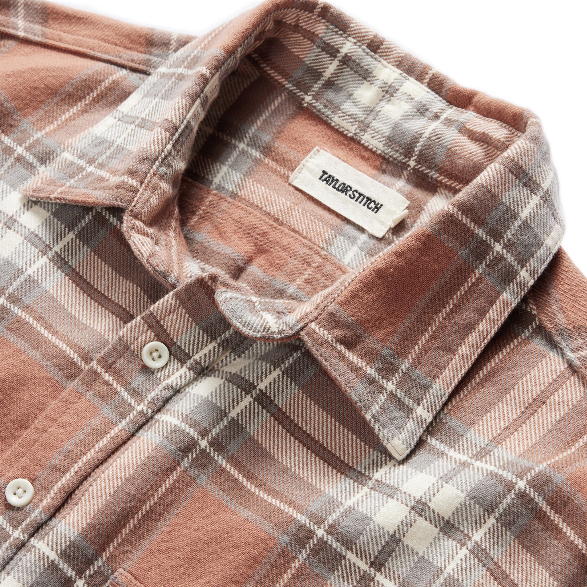 The Ledge Shirt in Sun Baked Brick Plaid - Image 6