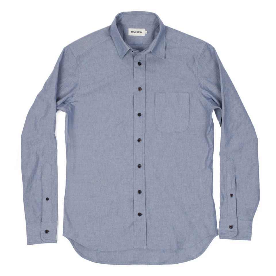 The California in Light Blue Everyday Chambray - Image 3
