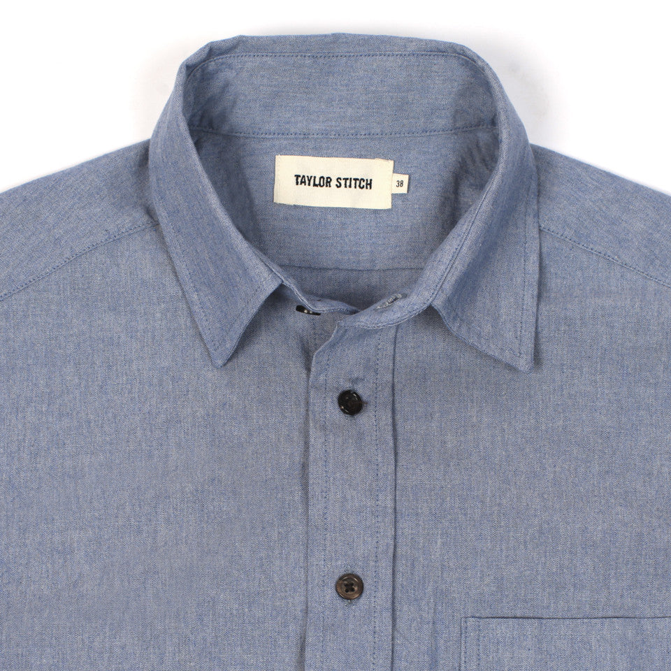 The California in Light Blue Everyday Chambray - Image 4