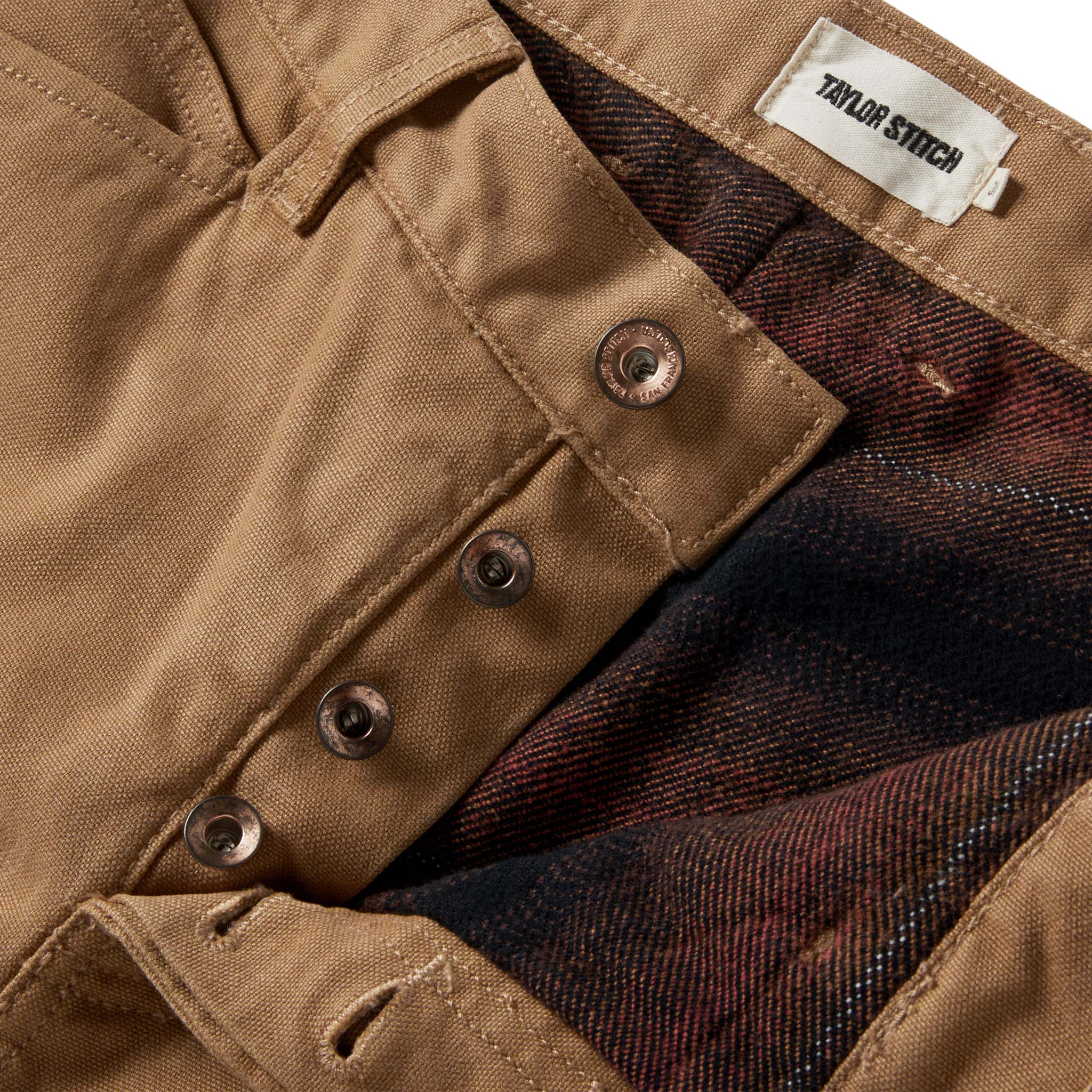 The Lined Chore Pant in Tobacco Boss Duck - Image 6