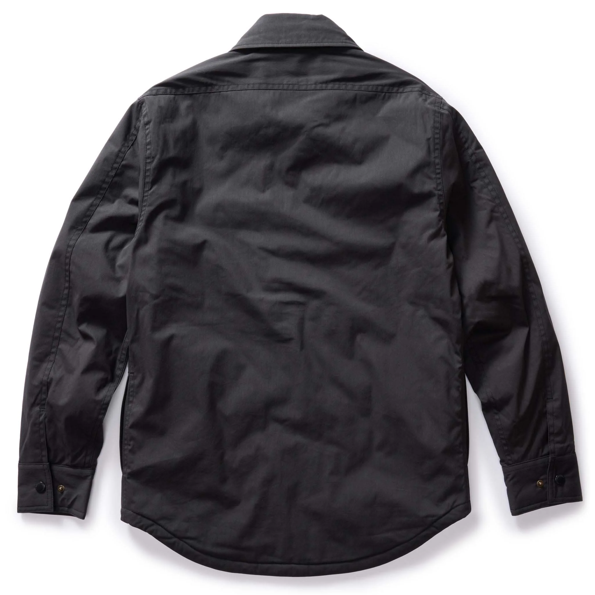 The Lined Maritime Shirt Jacket in Coal - Image 6