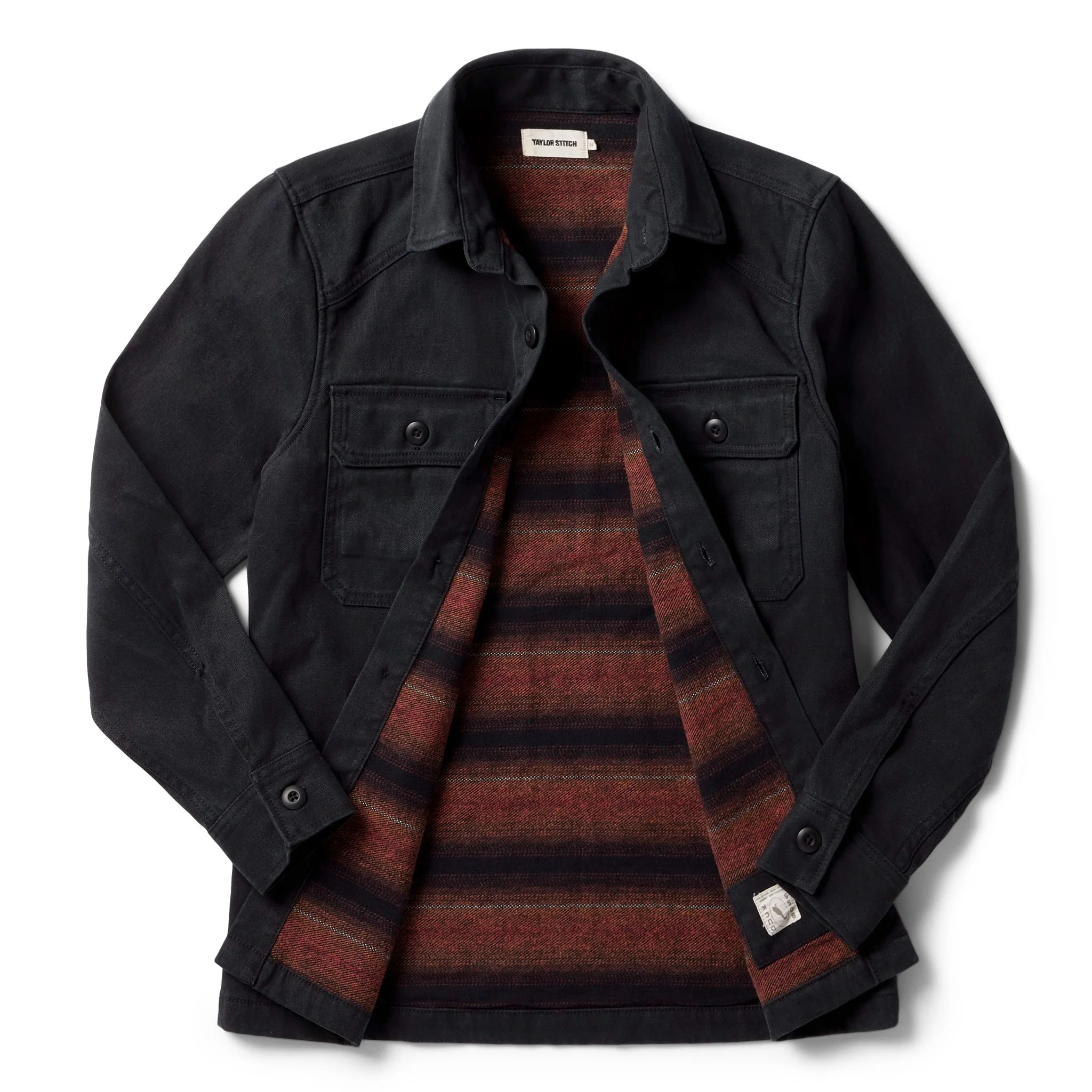 The Lined Shop Shirt in Coal Boss Duck - Image 6