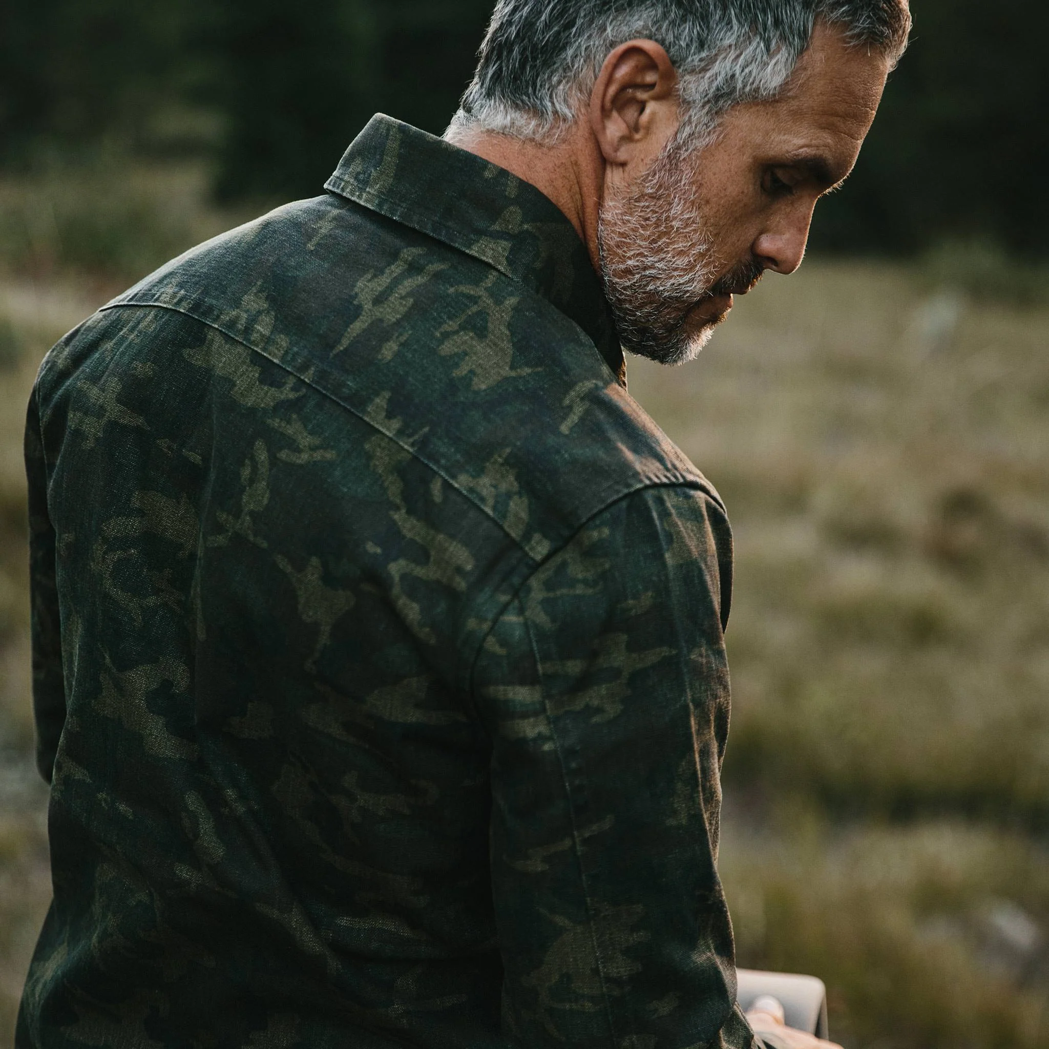 The Lined Shop Shirt in Woodland Camo Boss Duck - Image 4