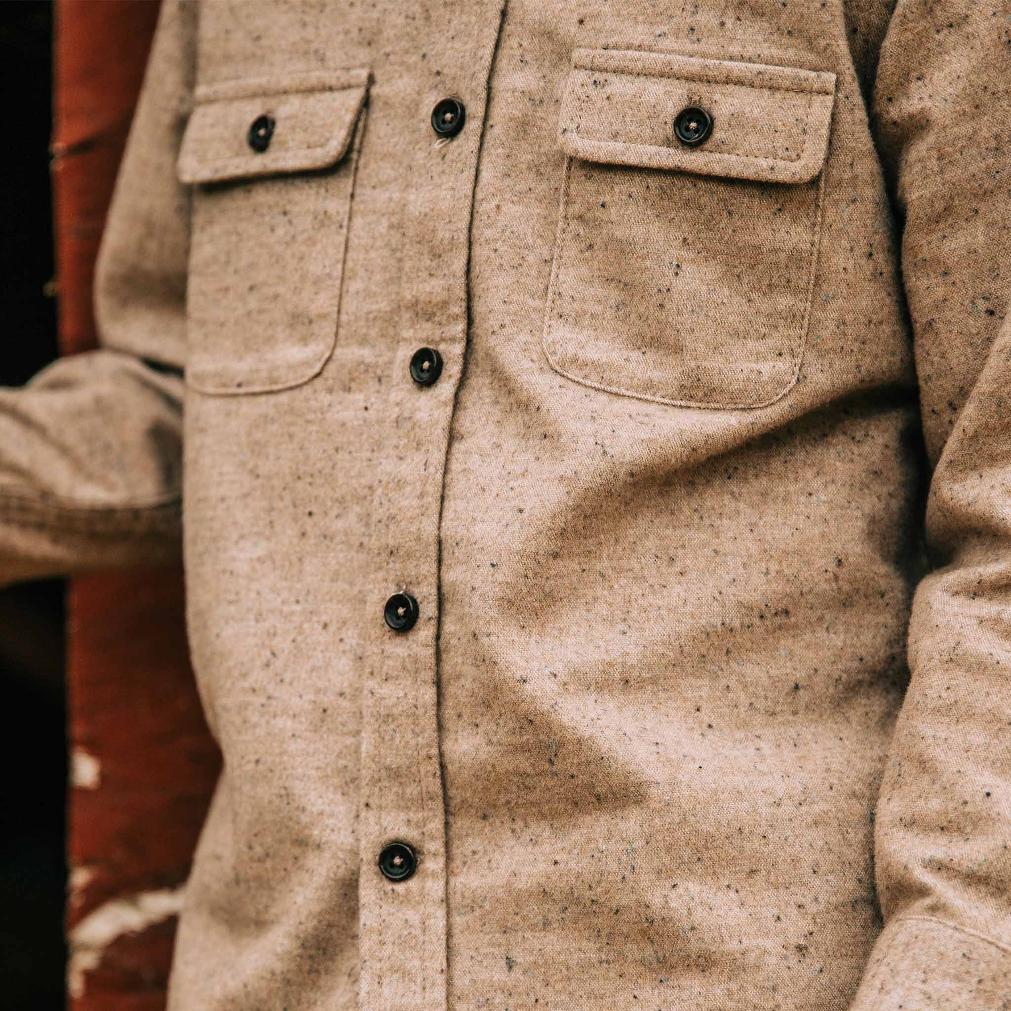 The Little Yosemite Shirt in Oat Donegal - Image 4