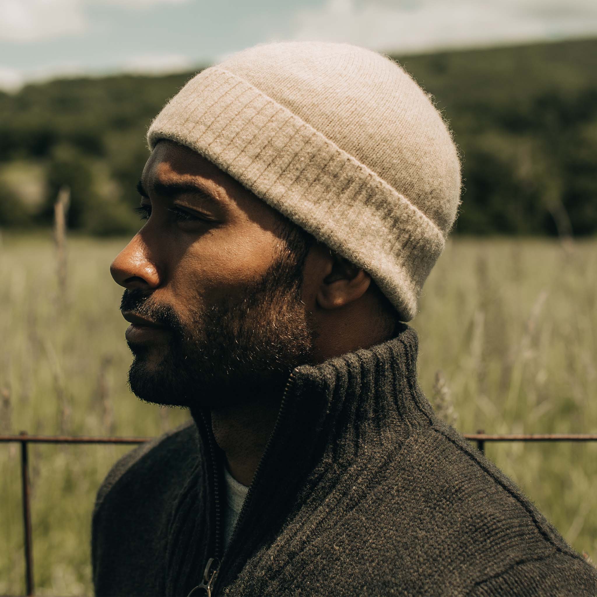The Lodge Beanie in Camel - Image 2