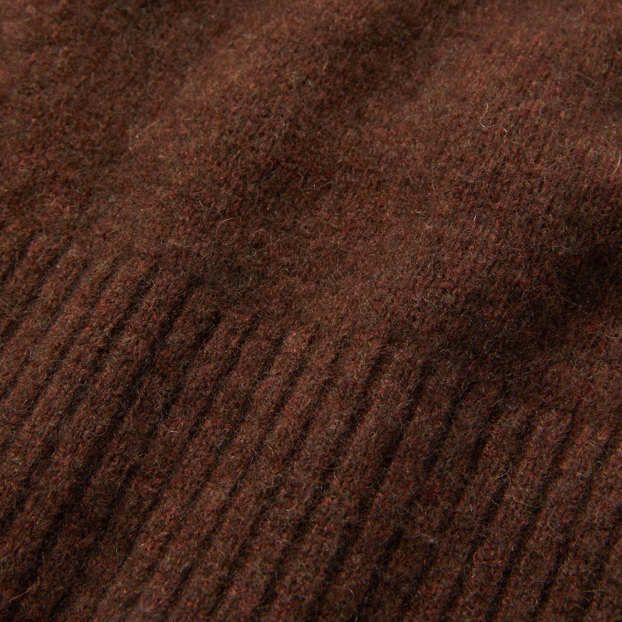 The Lodge Beanie in Heather Dark Burgundy - Image 6
