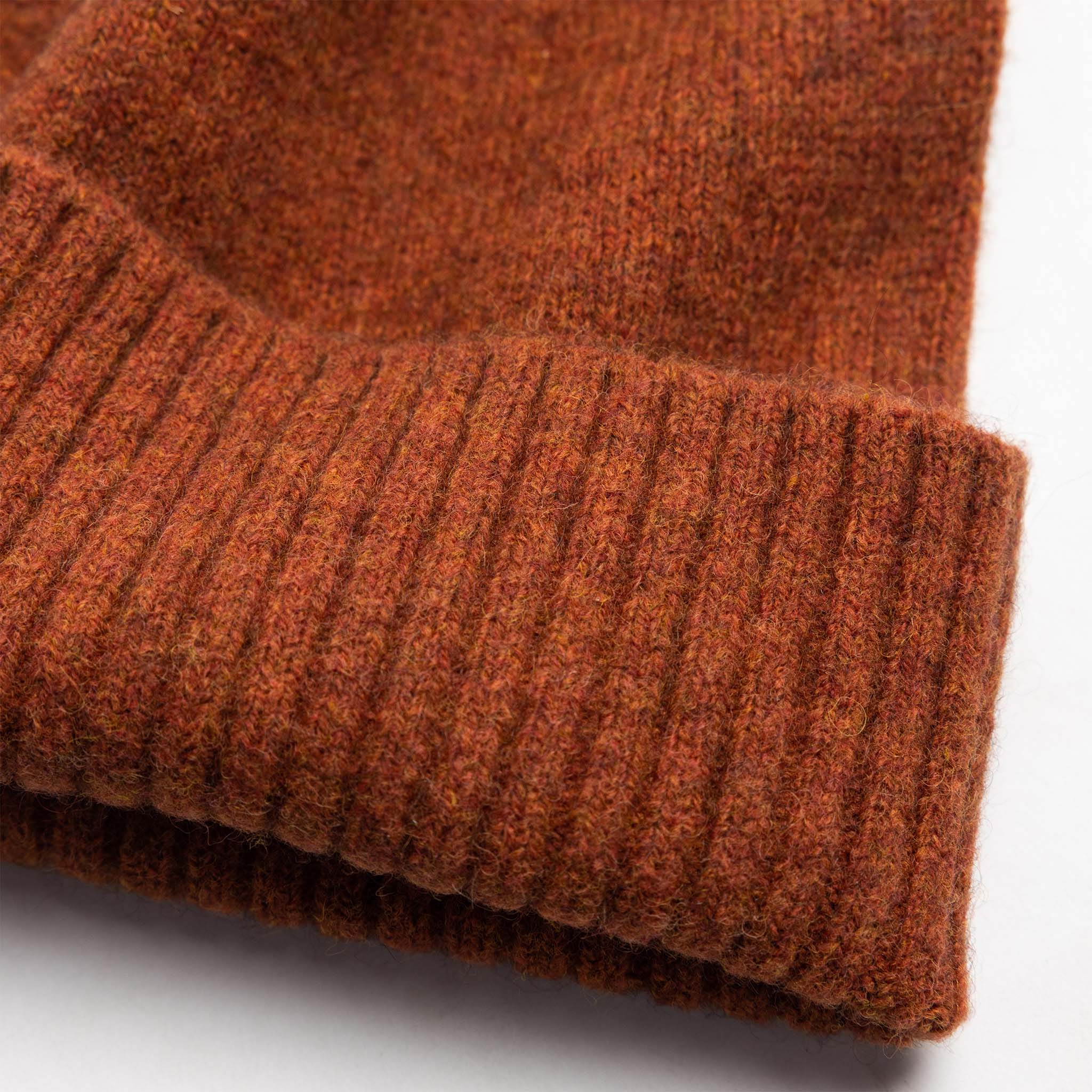 The Lodge Beanie in Rust - Image 3