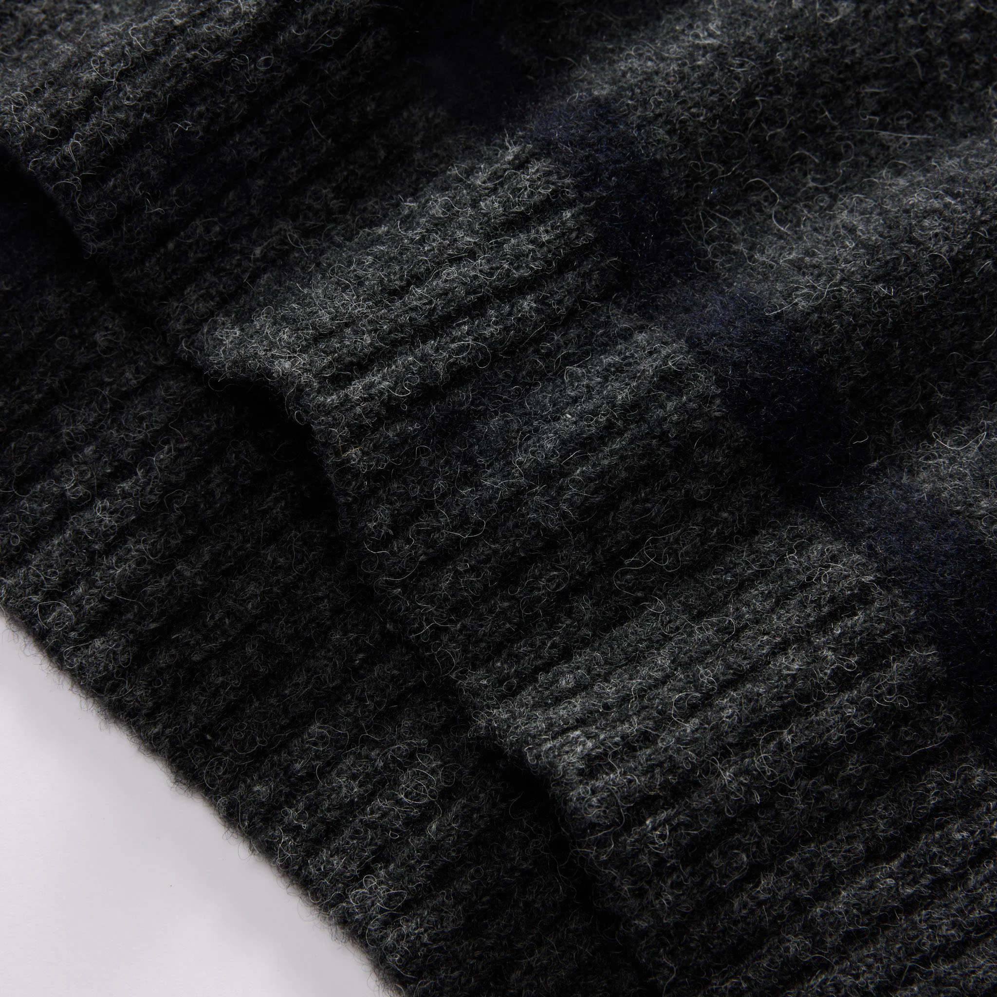 The Lodge Sweater in Charcoal Stripe - Image 6