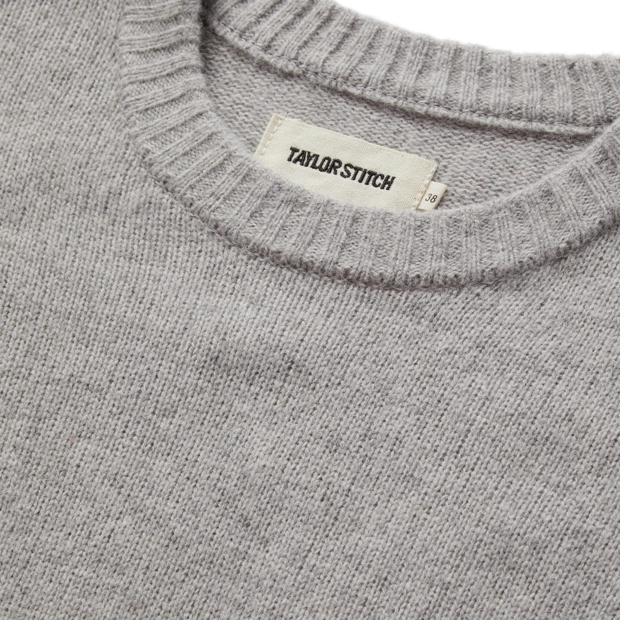 The Lodge Sweater in Heather Grey - Image 5