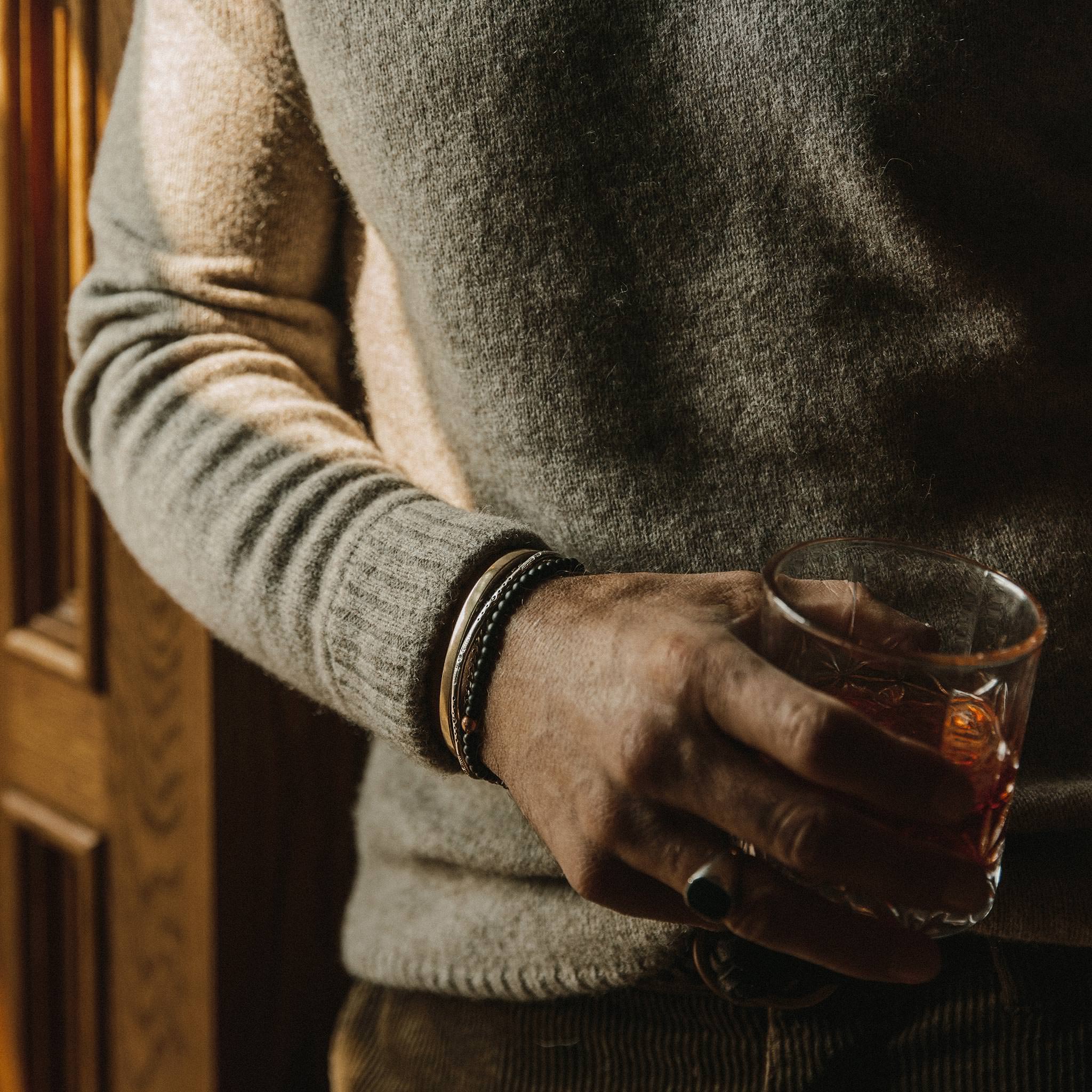 The Lodge Sweater in Heather Oat - Image 4
