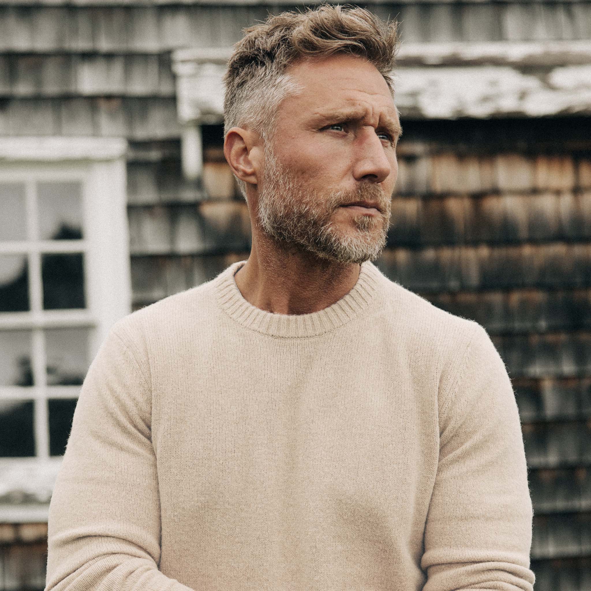 The Lodge Sweater in Oat - Image 3