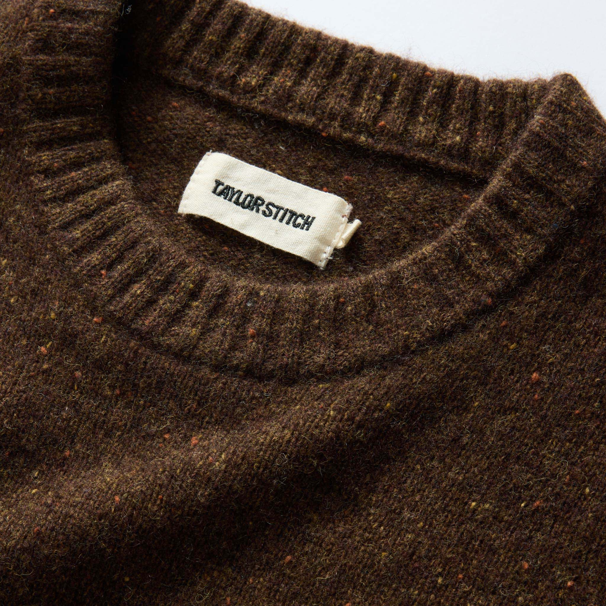 The Lodge Sweater in Timber Donegal - Image 5